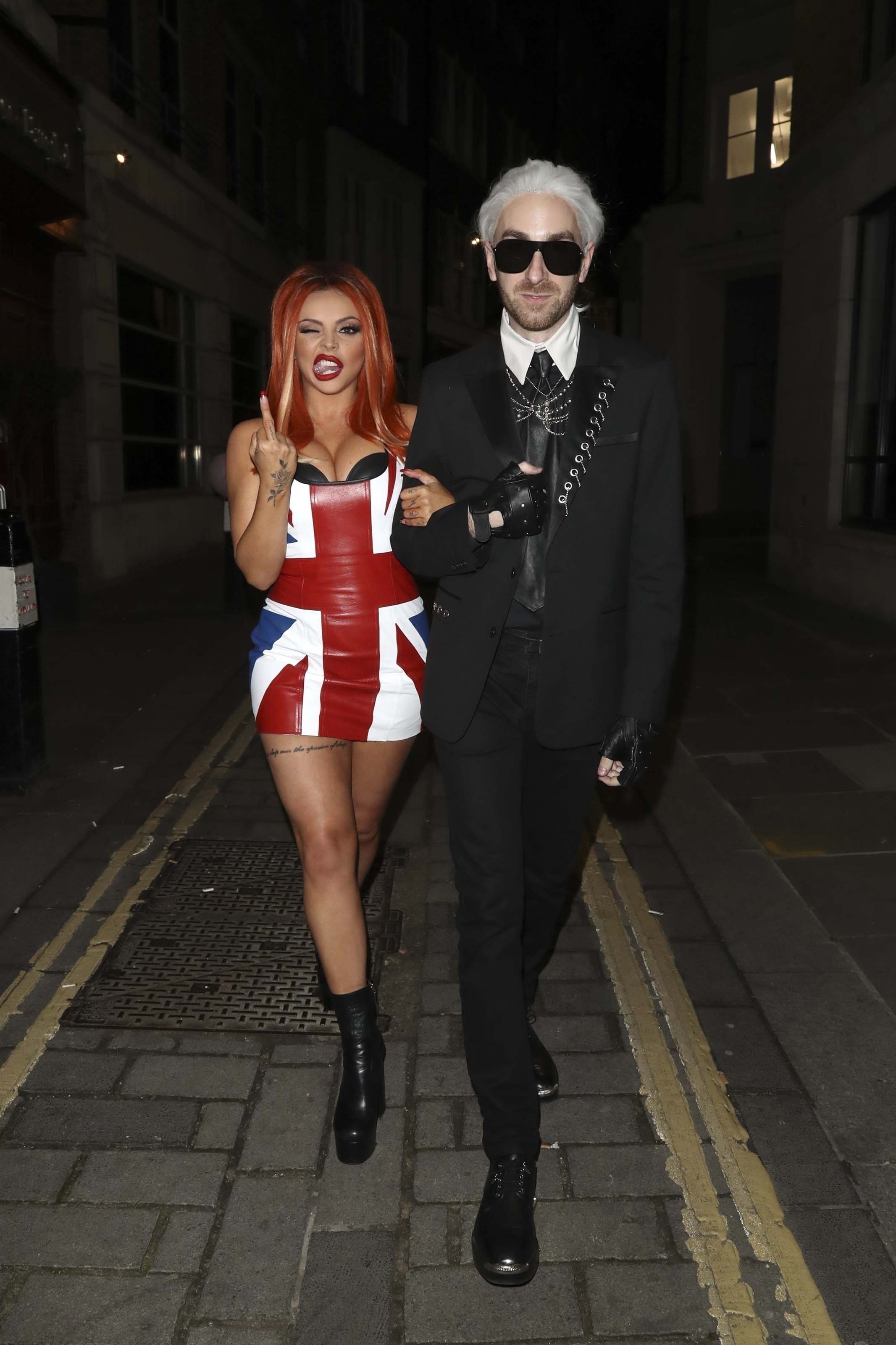 Jesy Nelson at Jade Thirlwall’s birthday party