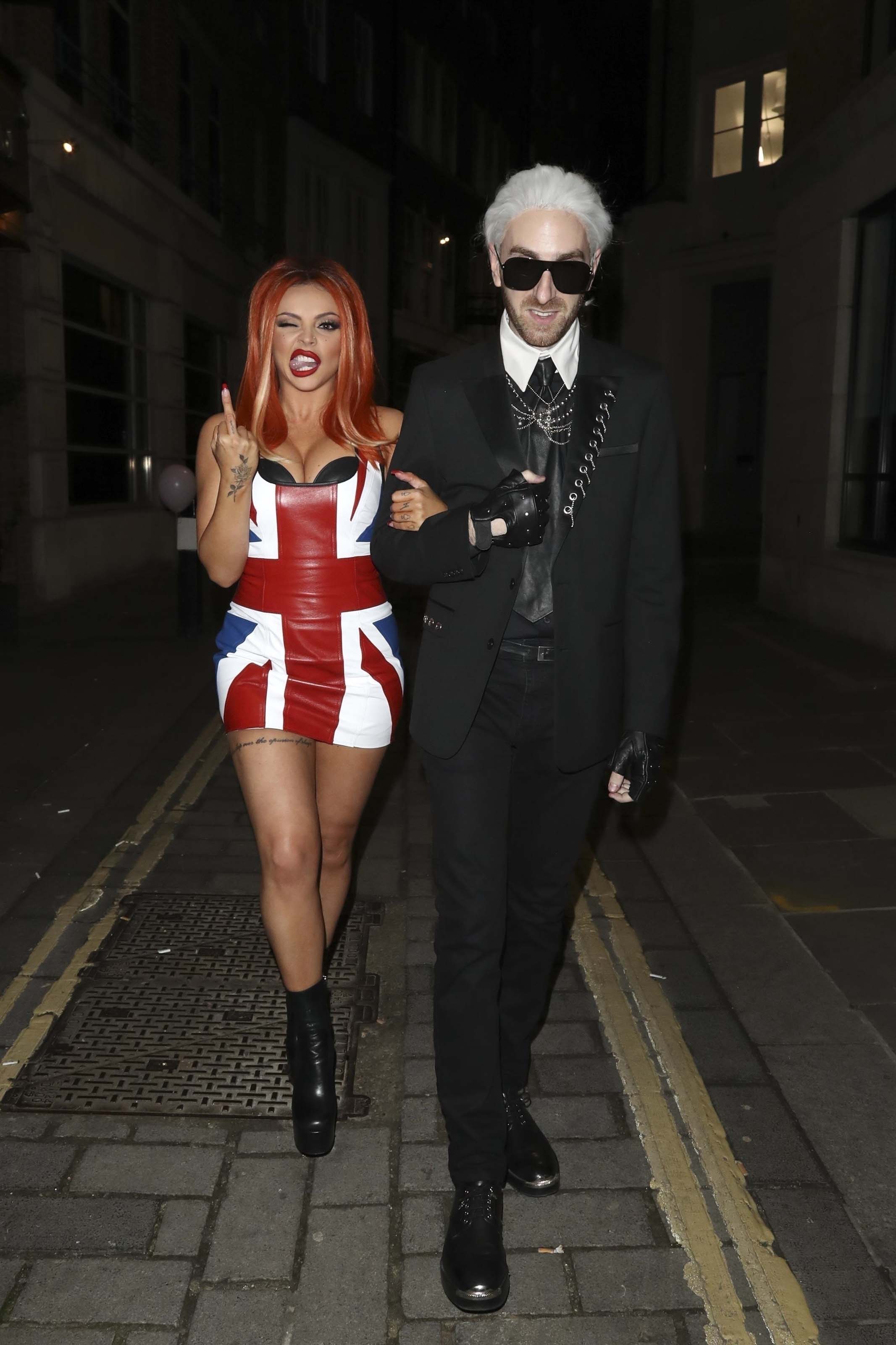 Jesy Nelson at Jade Thirlwall’s birthday party