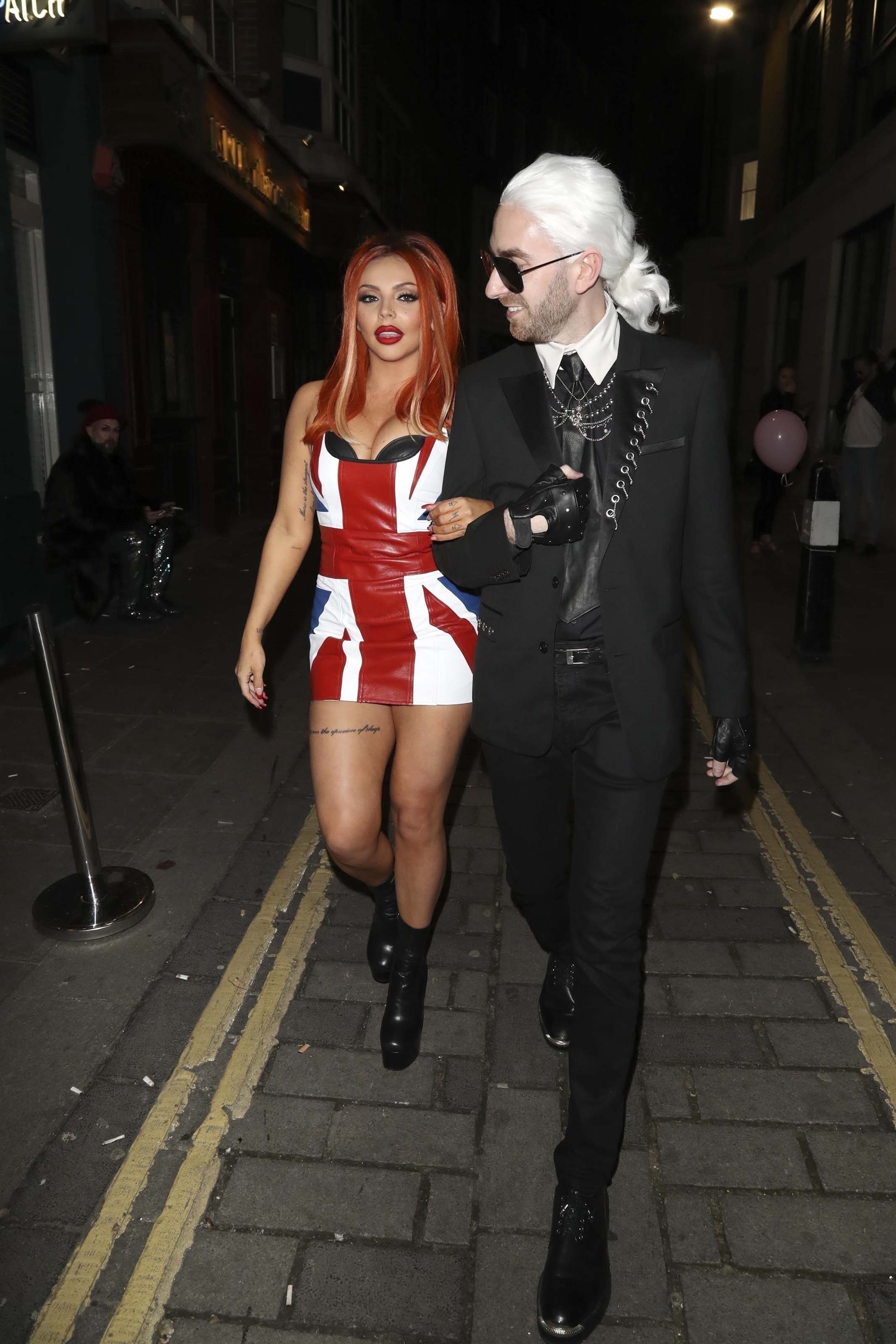 Jesy Nelson at Jade Thirlwall’s birthday party