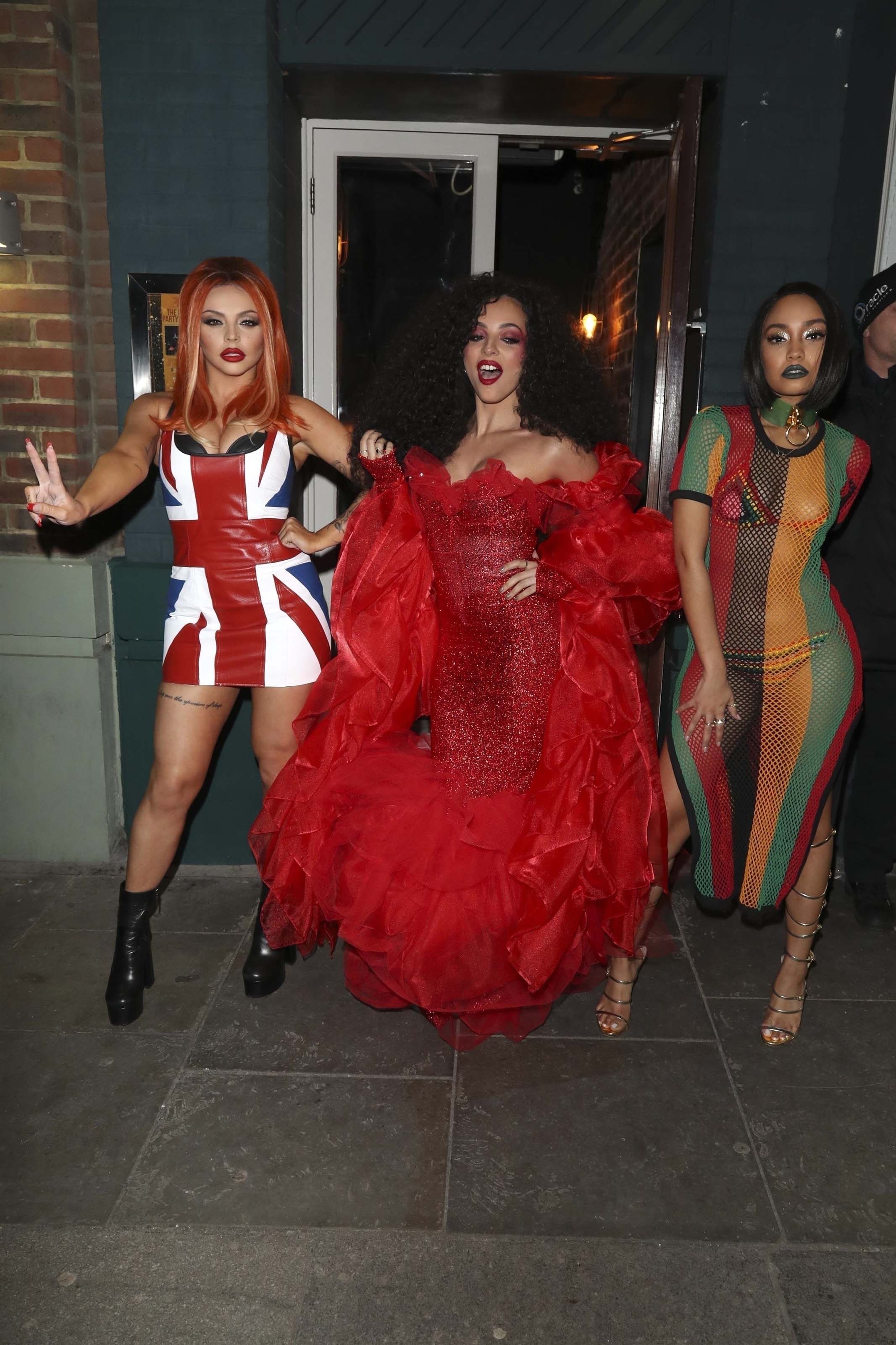 Jesy Nelson at Jade Thirlwall’s birthday party