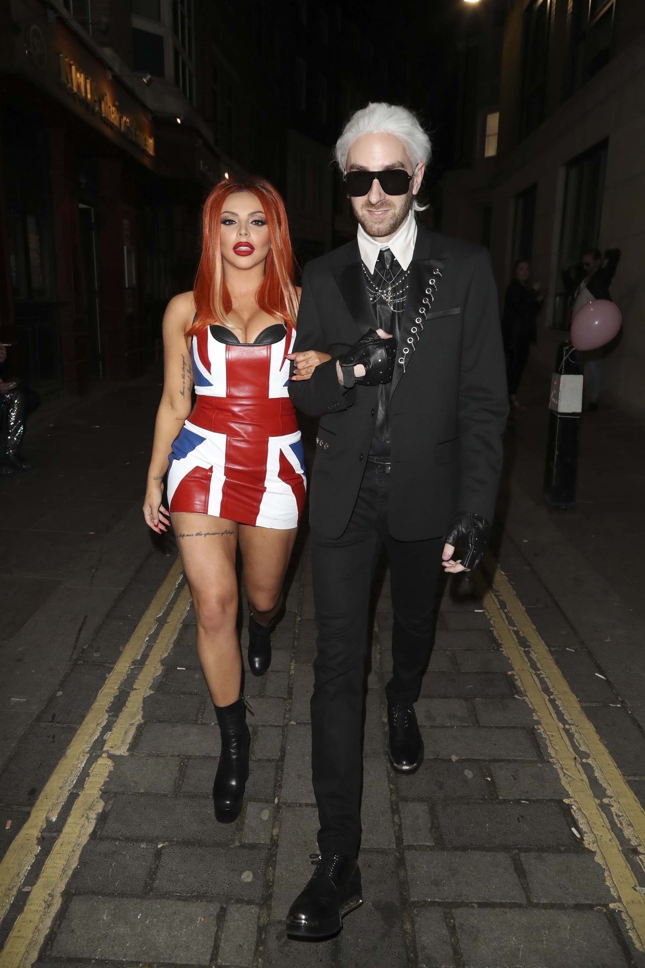 Jesy Nelson at Jade Thirlwall’s birthday party