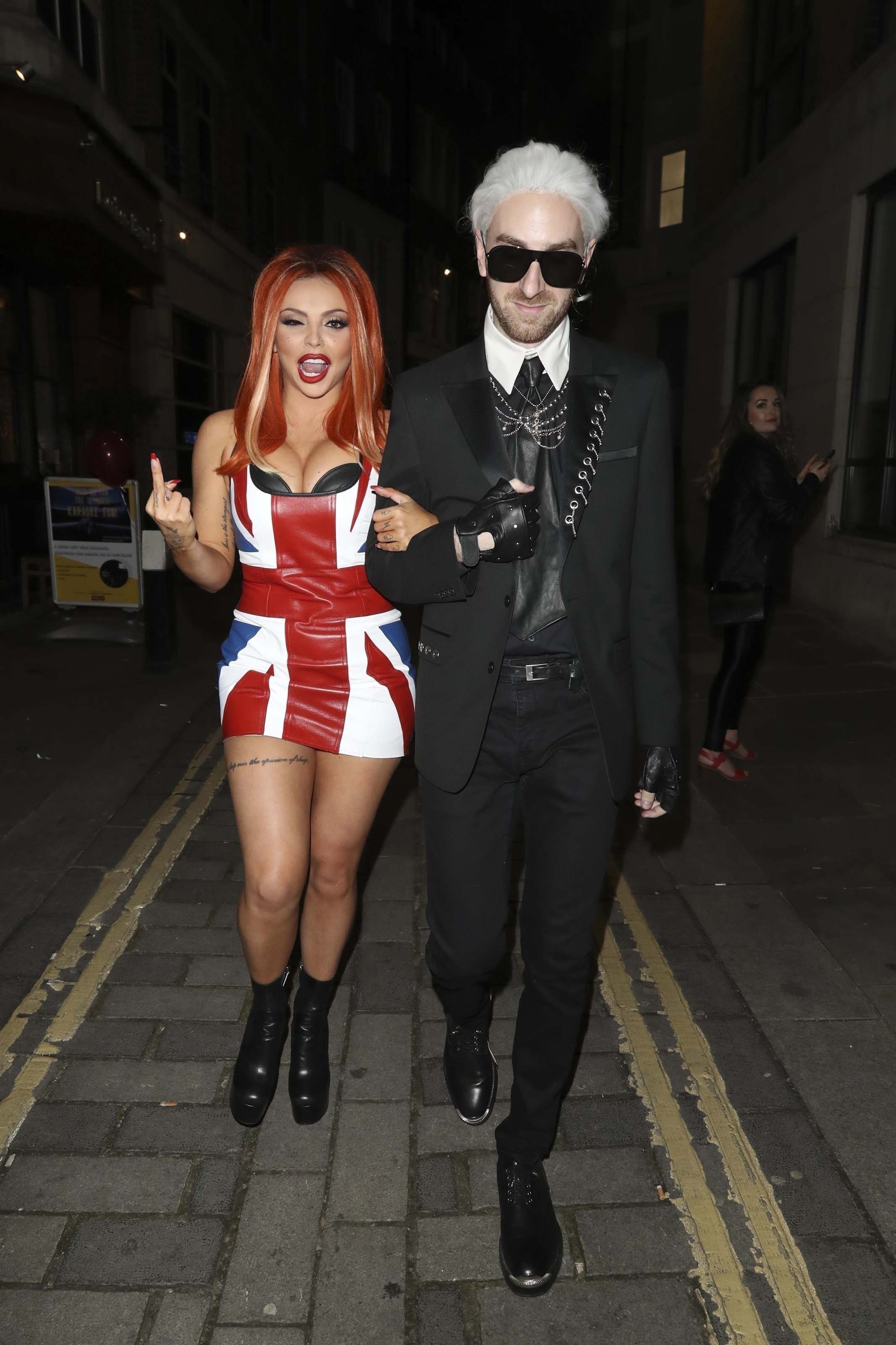 Jesy Nelson at Jade Thirlwall’s birthday party