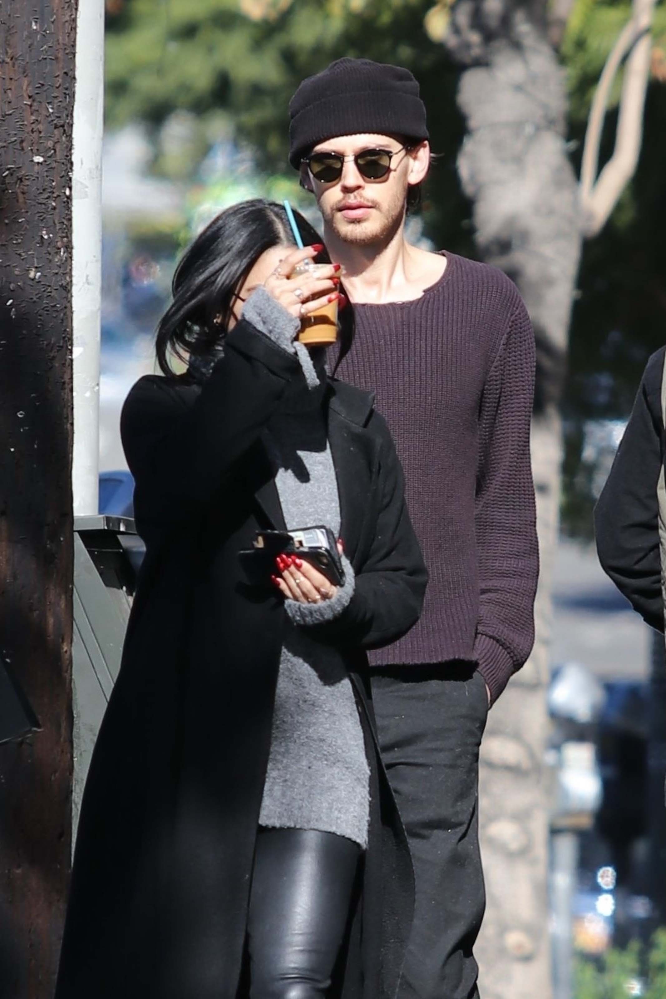 Vanessa Hudgens at a sushi bar