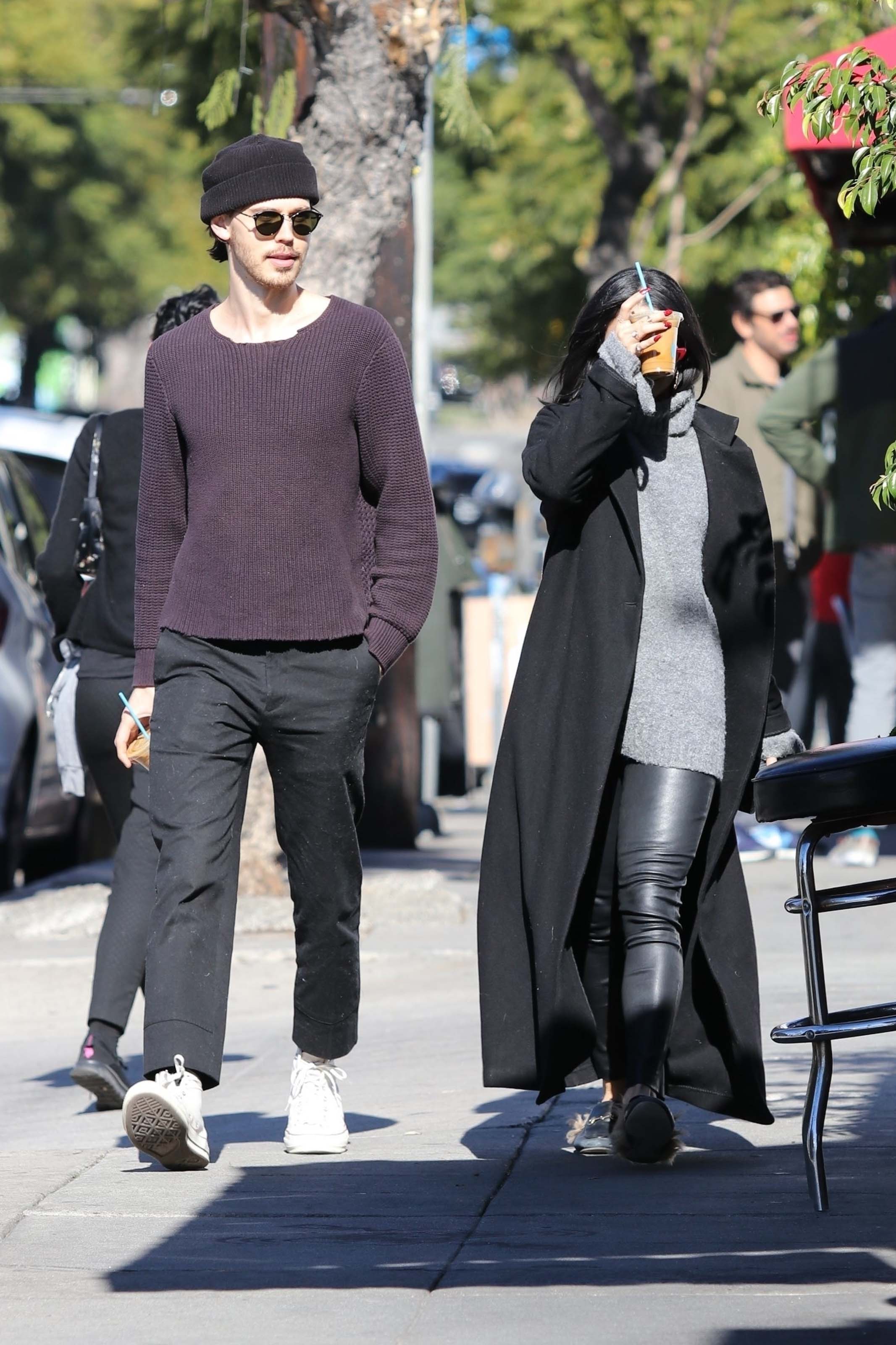 Vanessa Hudgens at a sushi bar