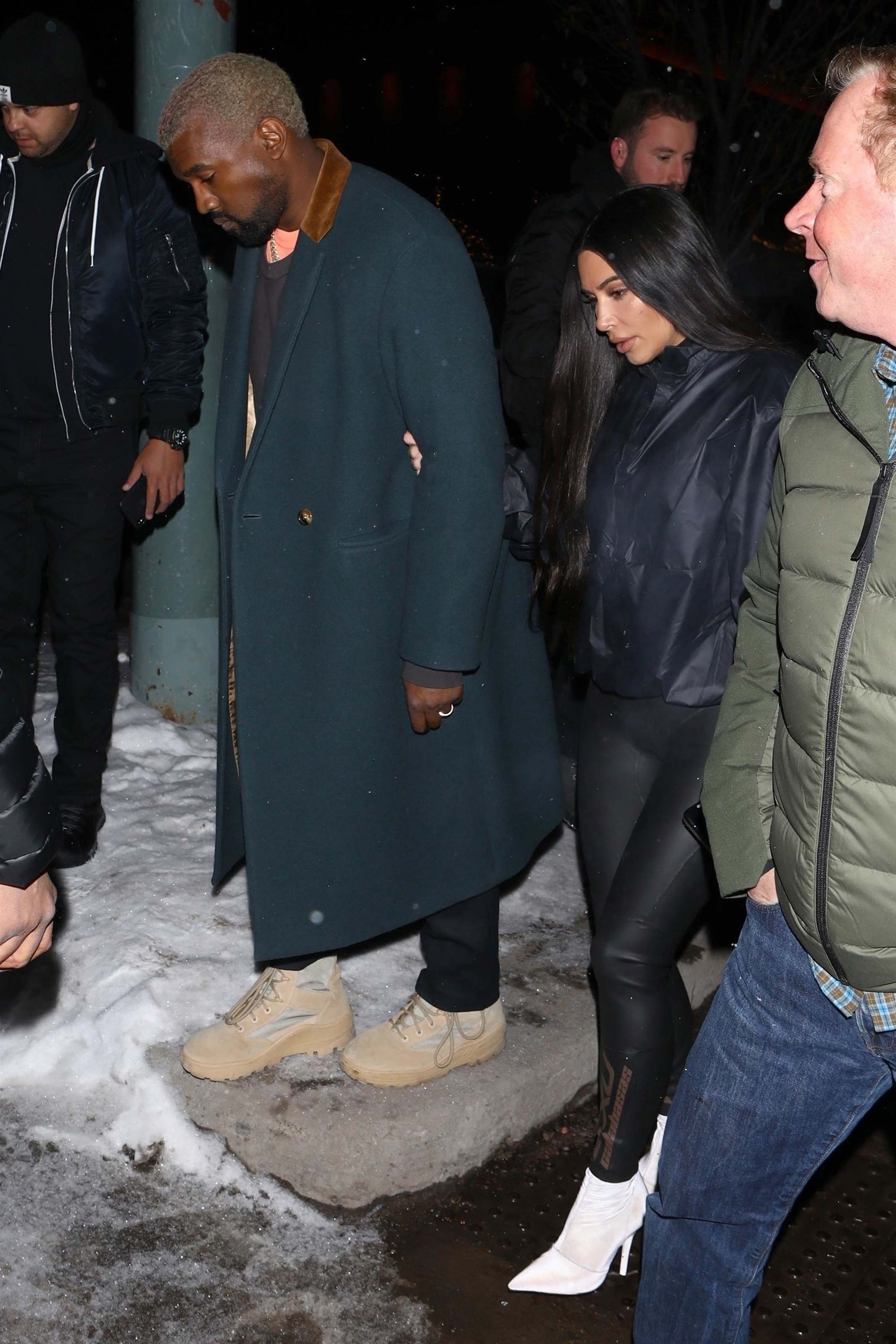 Kim & Kourtney Kardashian and Sofia Richie at Matsuhisa restaurant