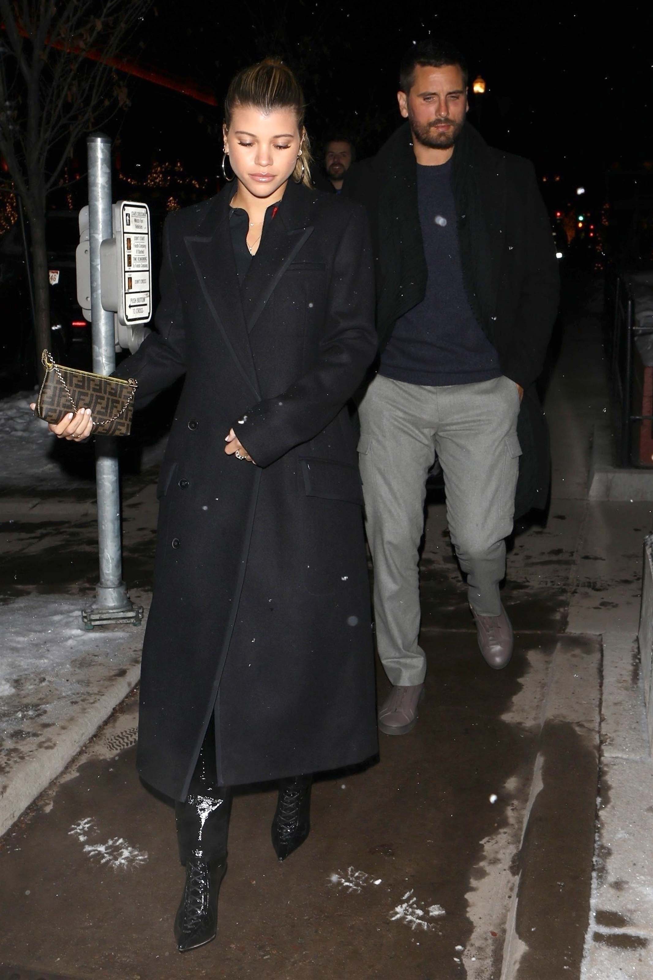 Kim & Kourtney Kardashian and Sofia Richie at Matsuhisa restaurant