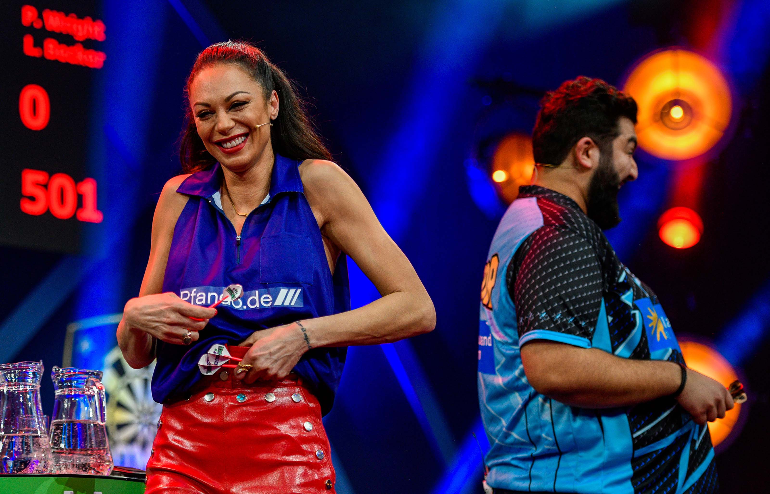 Lilly Becker at Promi Darts 2019