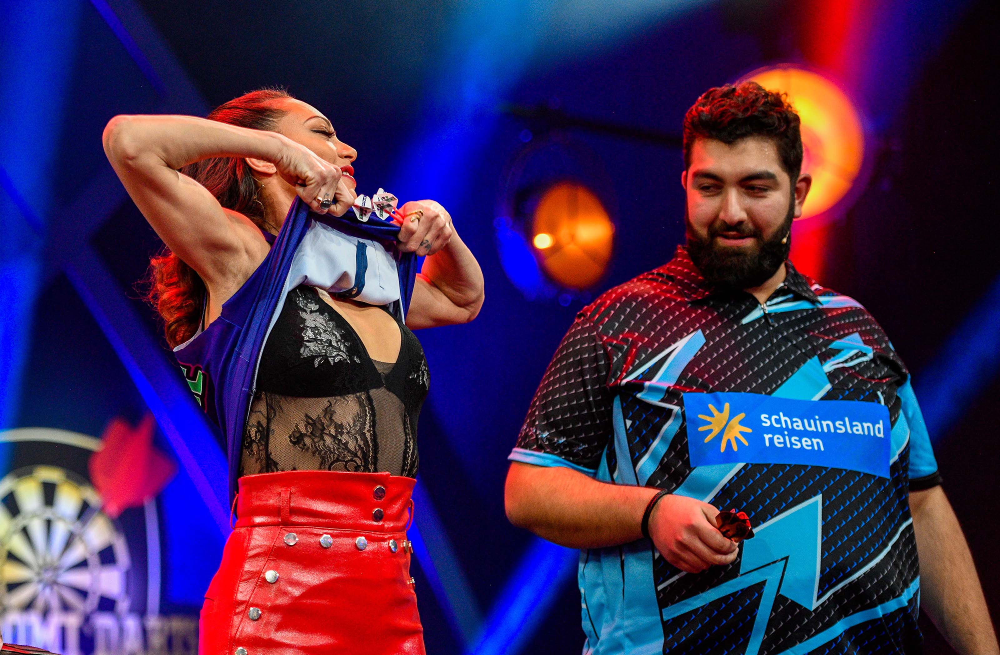 Lilly Becker at Promi Darts 2019