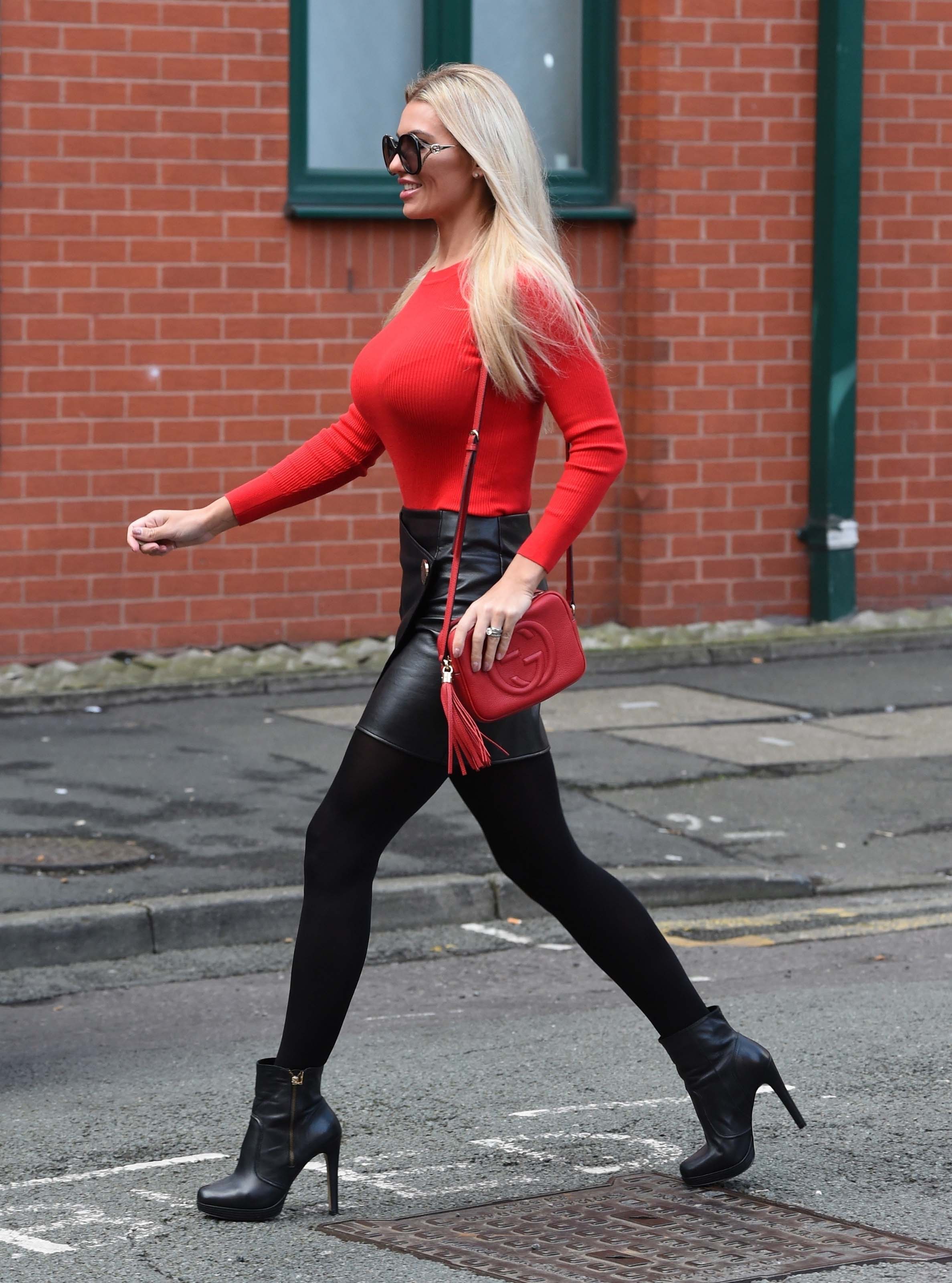 Christine McGuinness out and about in Manchester City