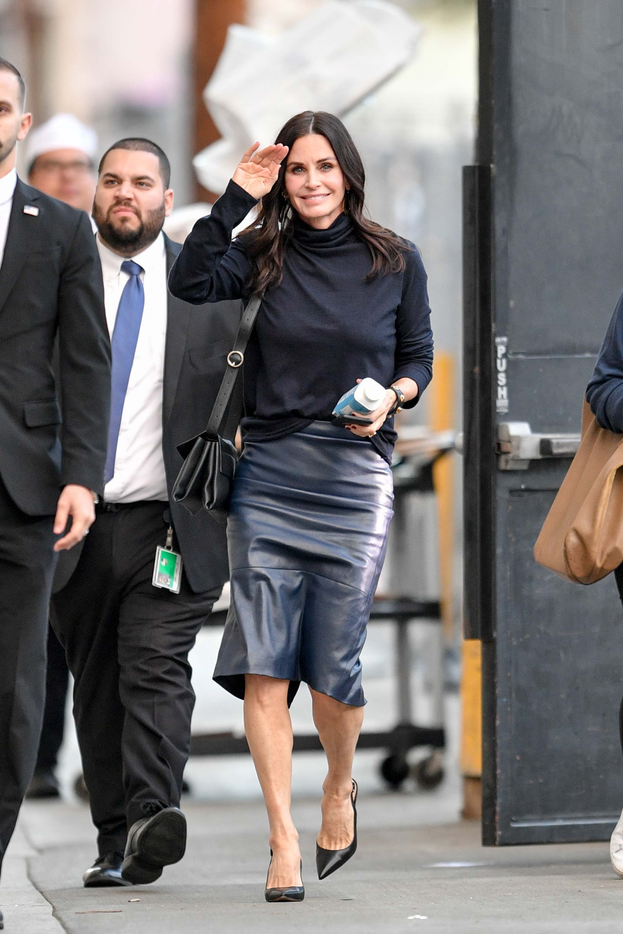 Courteney Cox at Jimmy Kimmel Live