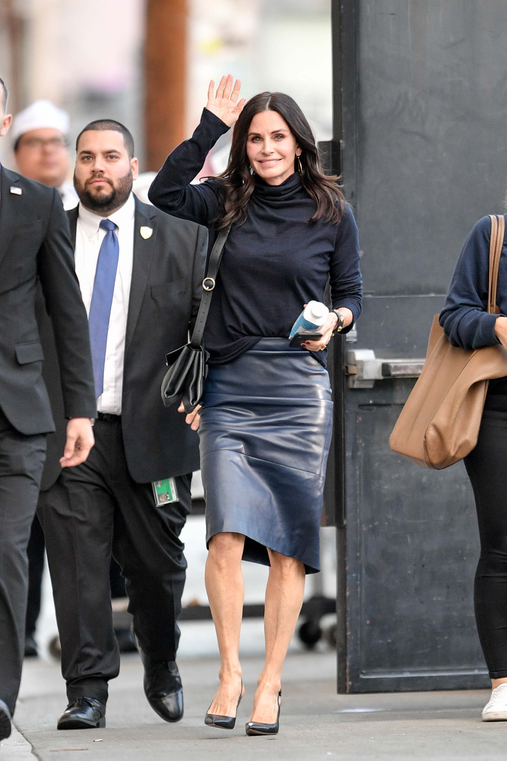 Courteney Cox at Jimmy Kimmel Live