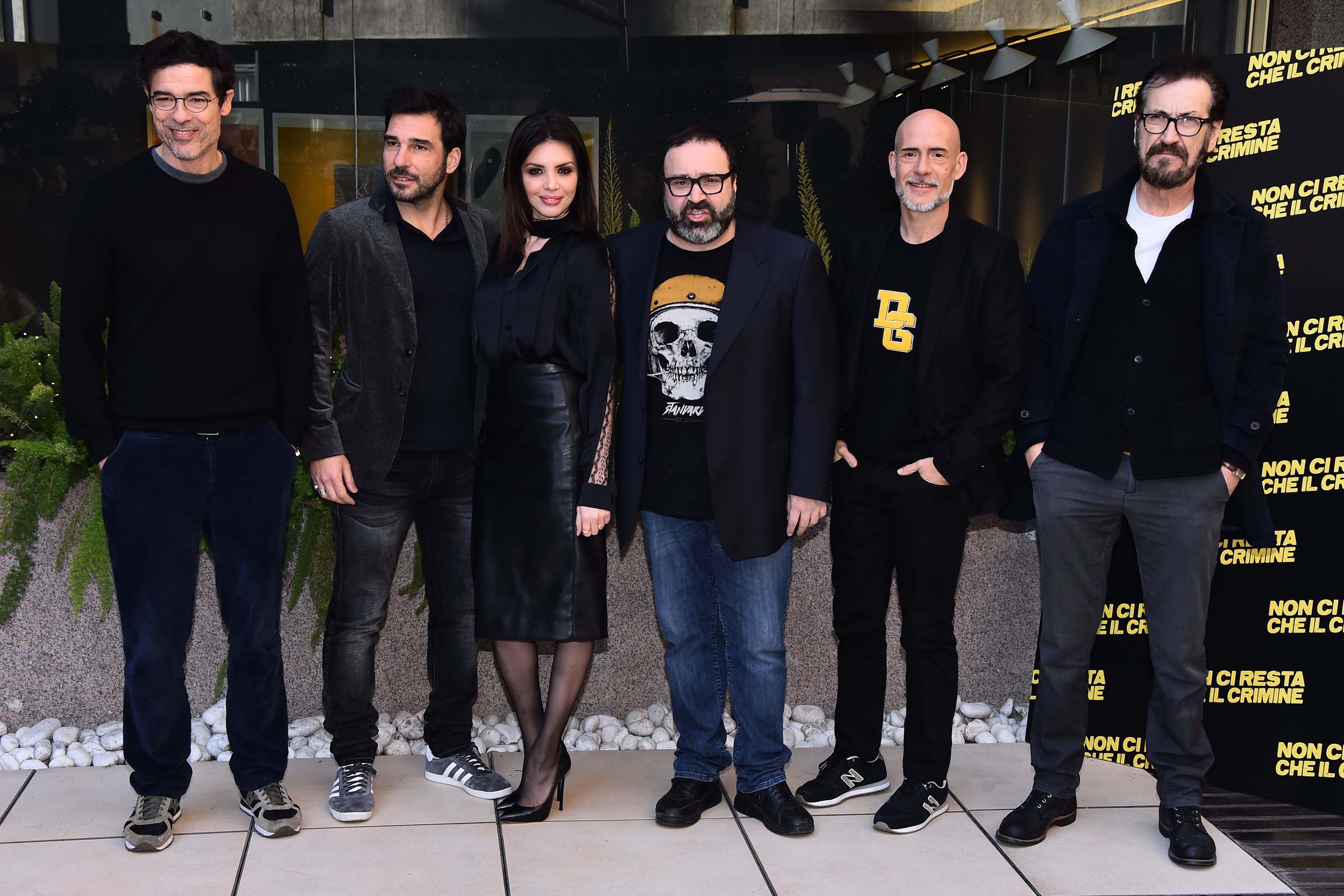 Ilenia Pastorelli attends Non Ci Resta Che Il Crimine film photocall