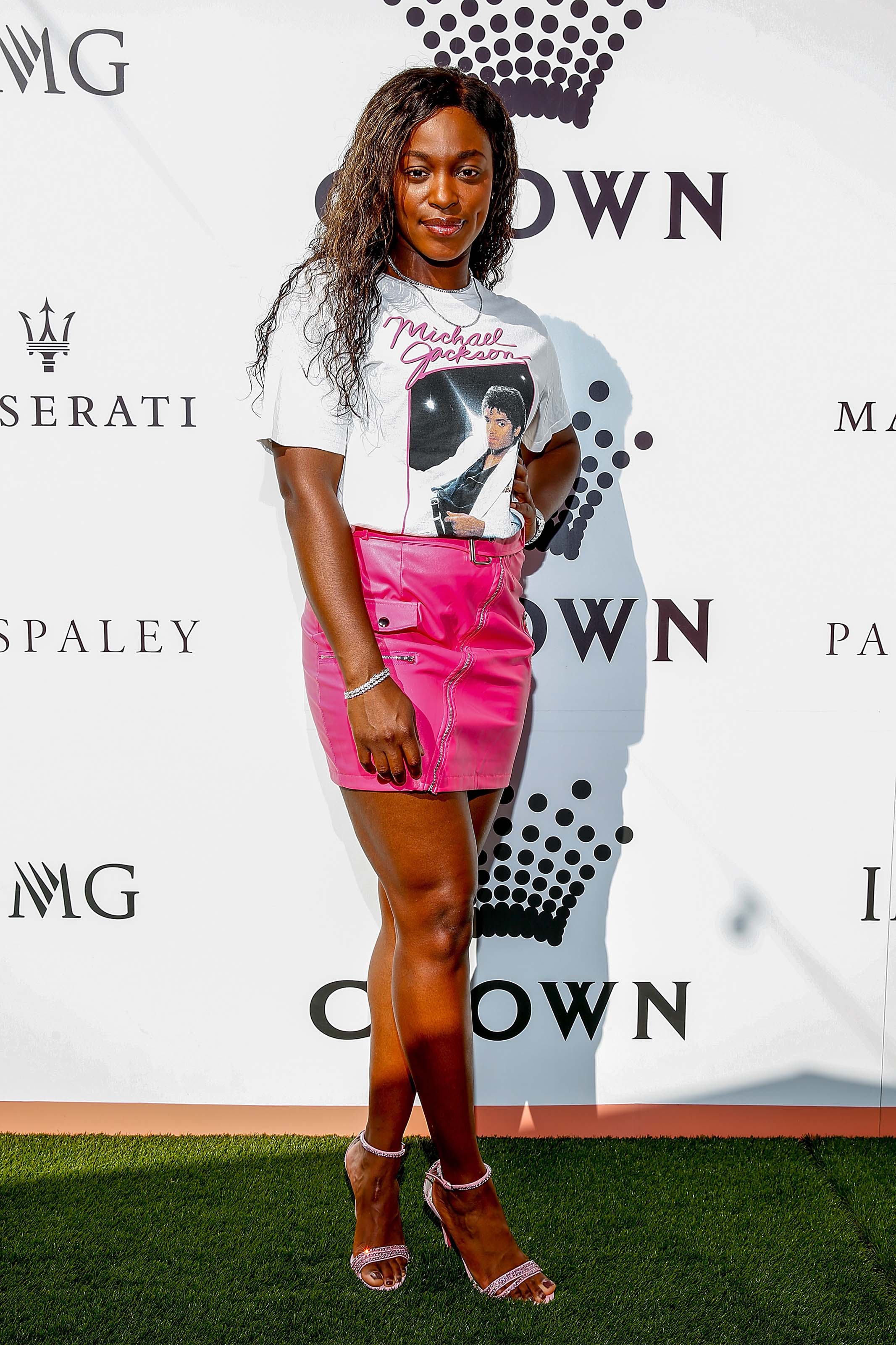 Sloane Stephens at Crown IMG Tennis Party