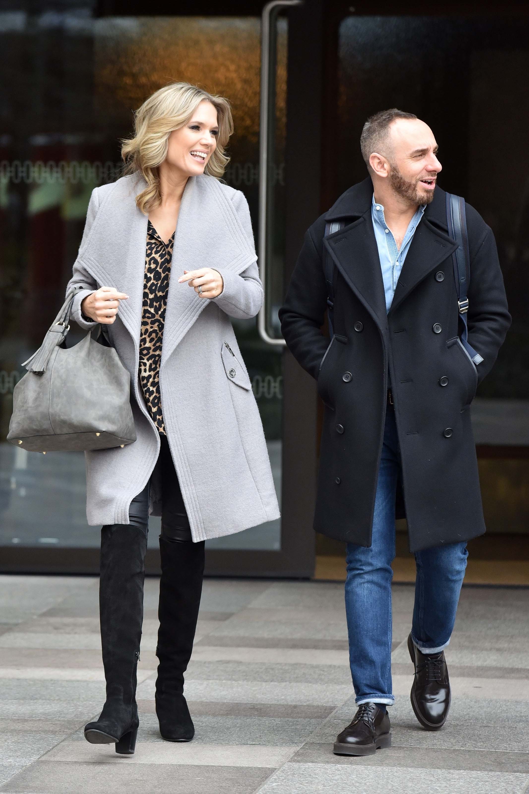 Charlotte Hawkins leaving Soho House