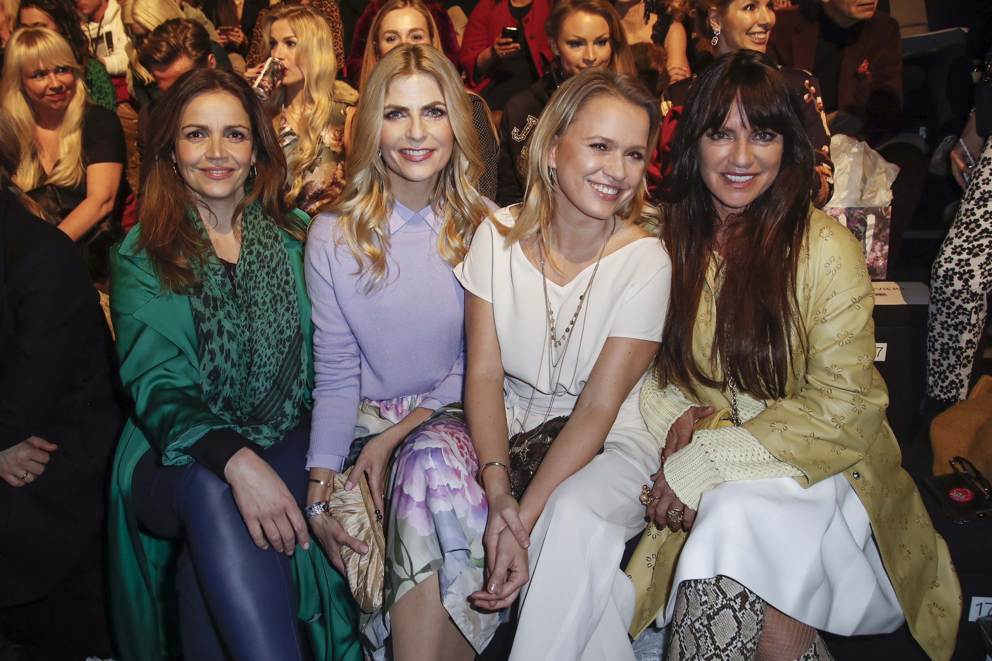 German celebs attend Riani Modenschau Mercedes-Benz Fashion Week