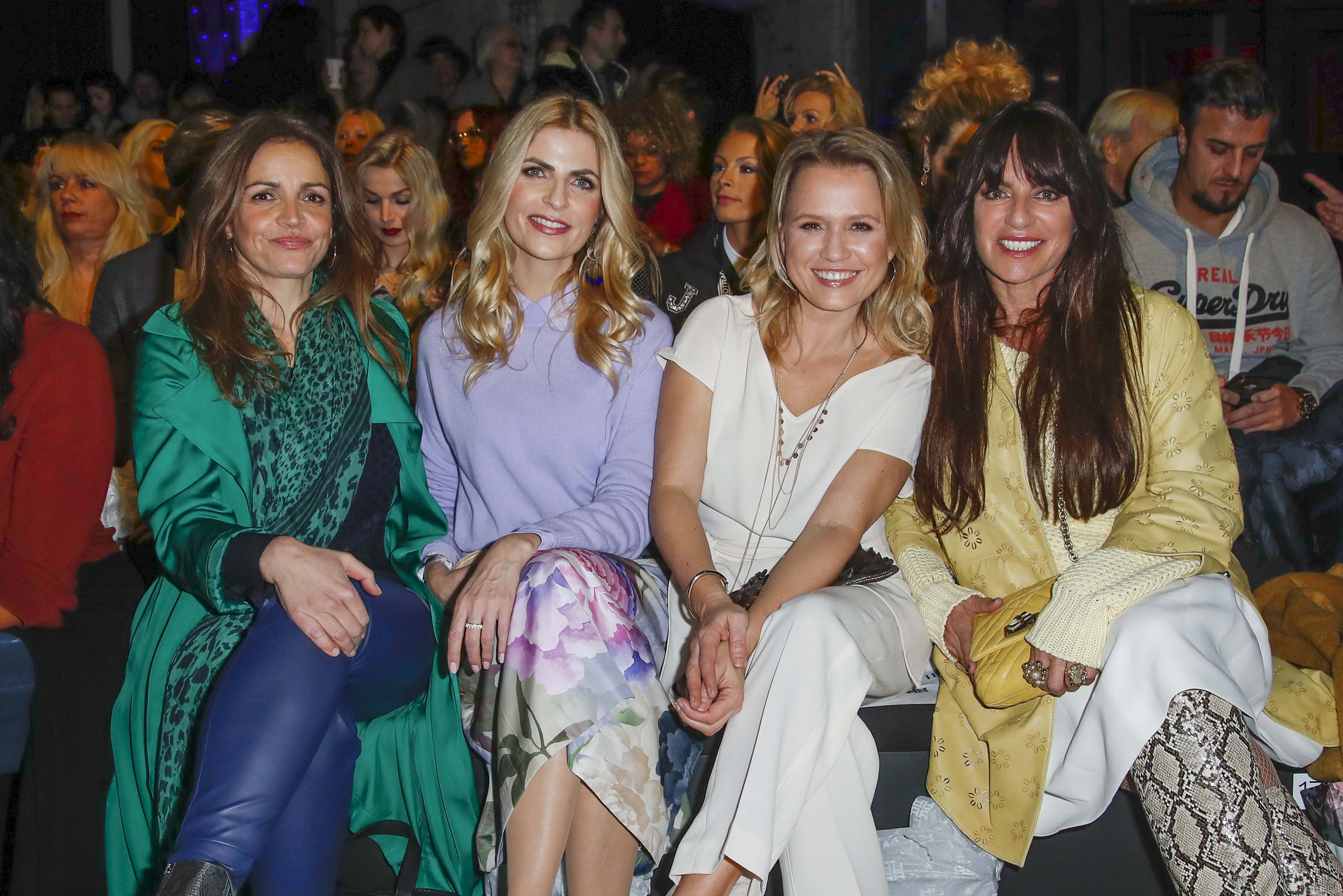 German celebs attend Riani Modenschau Mercedes-Benz Fashion Week