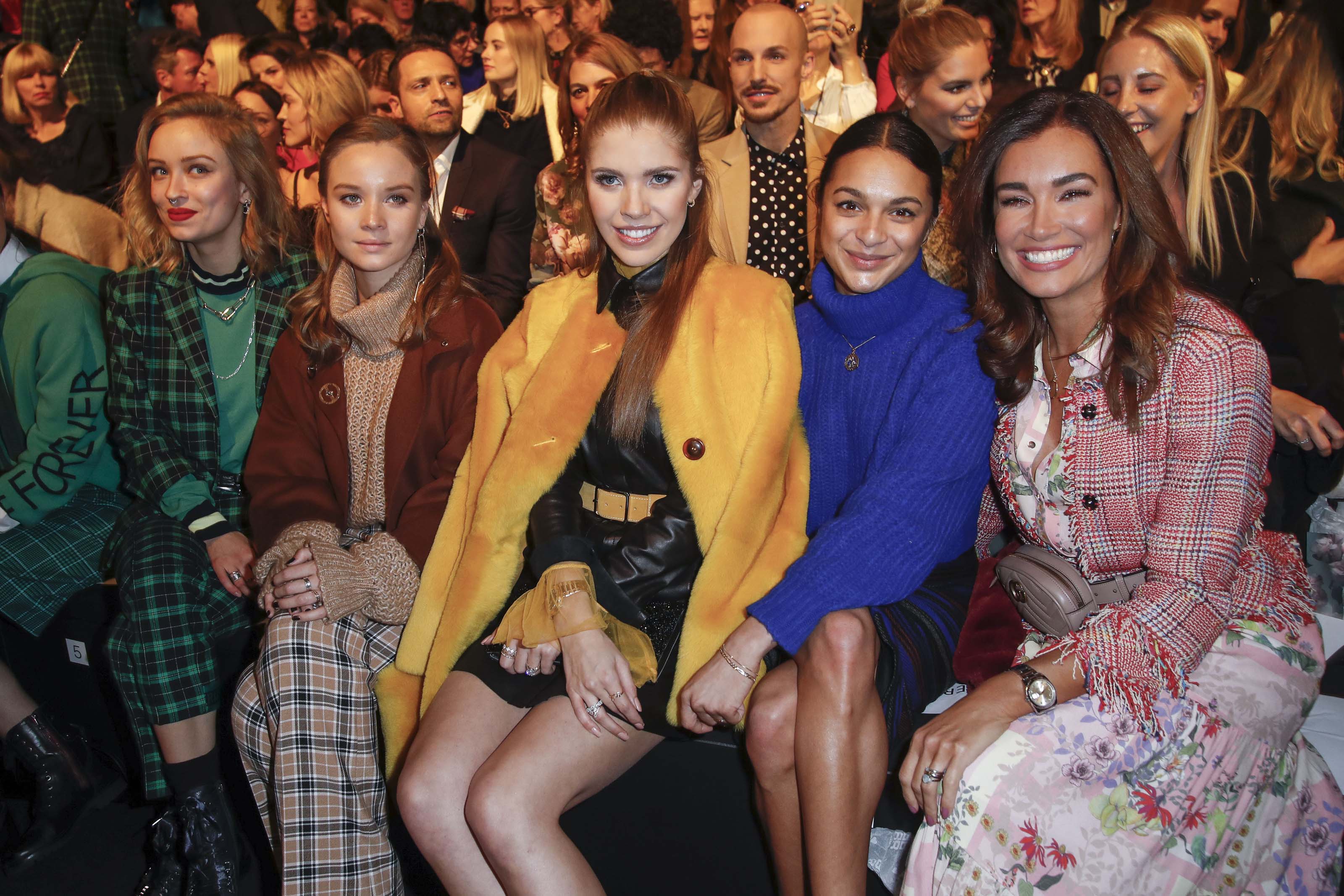 German celebs attend Riani Modenschau Mercedes-Benz Fashion Week