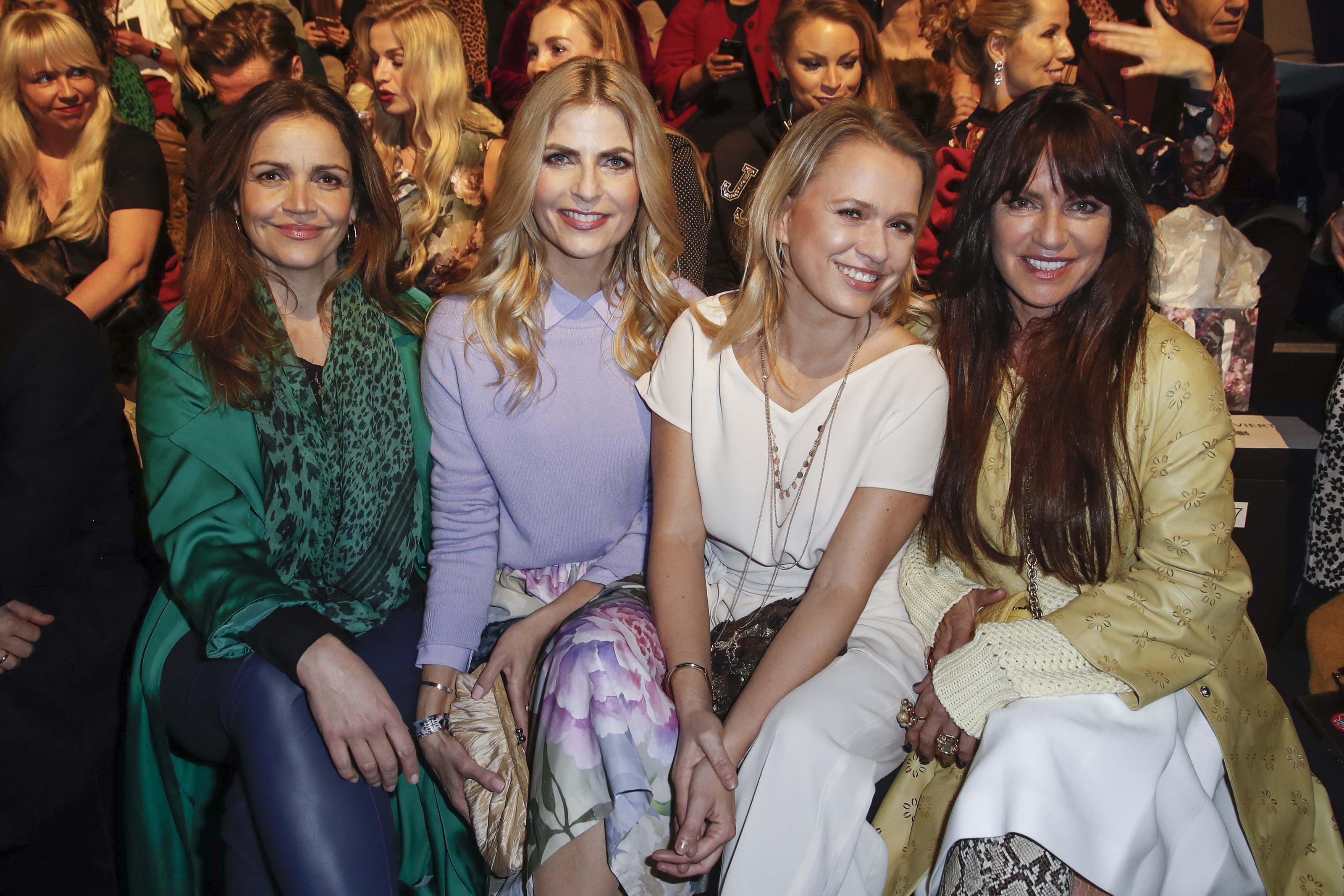 German celebs attend Riani Modenschau Mercedes-Benz Fashion Week