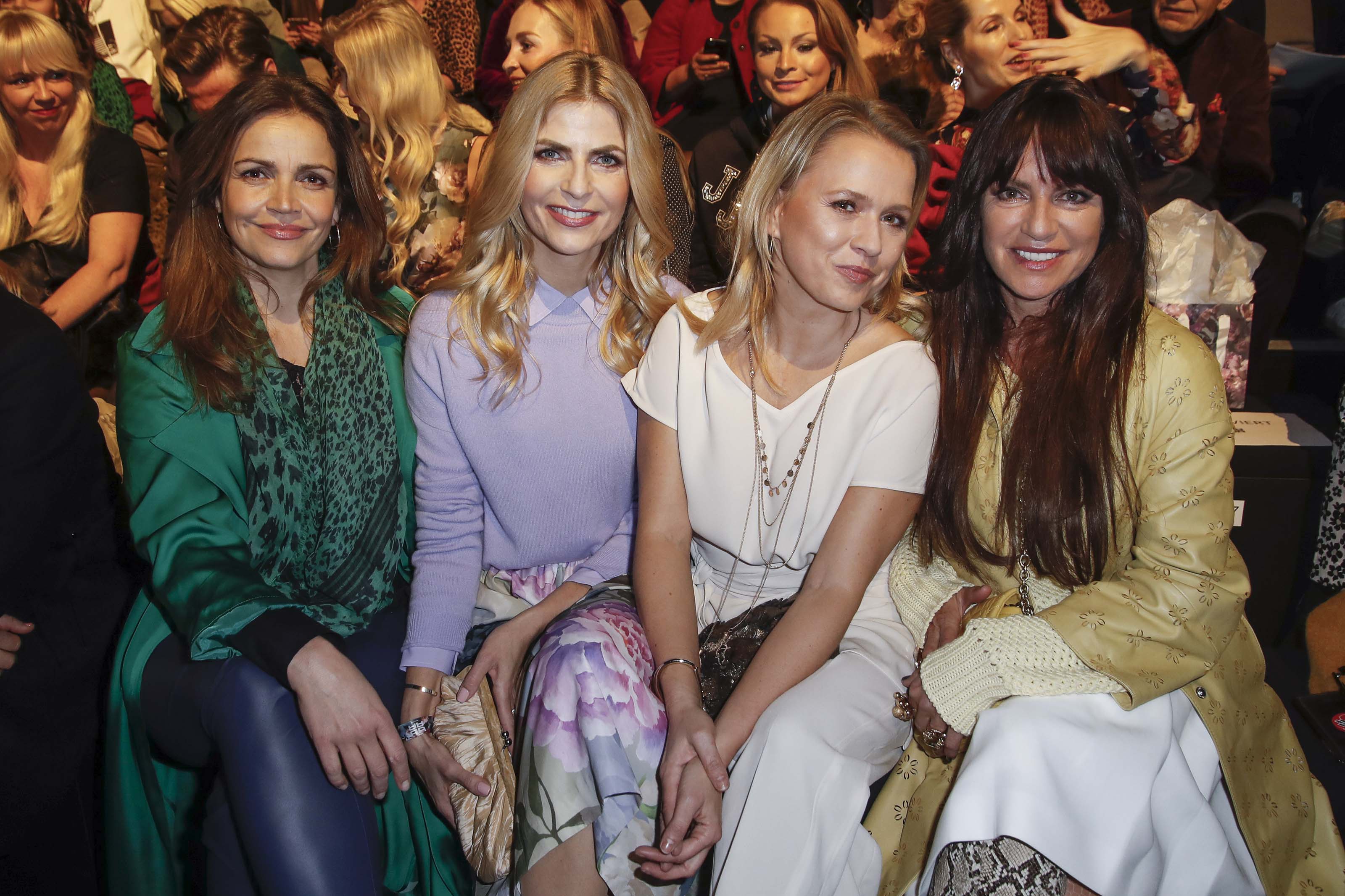 German celebs attend Riani Modenschau Mercedes-Benz Fashion Week