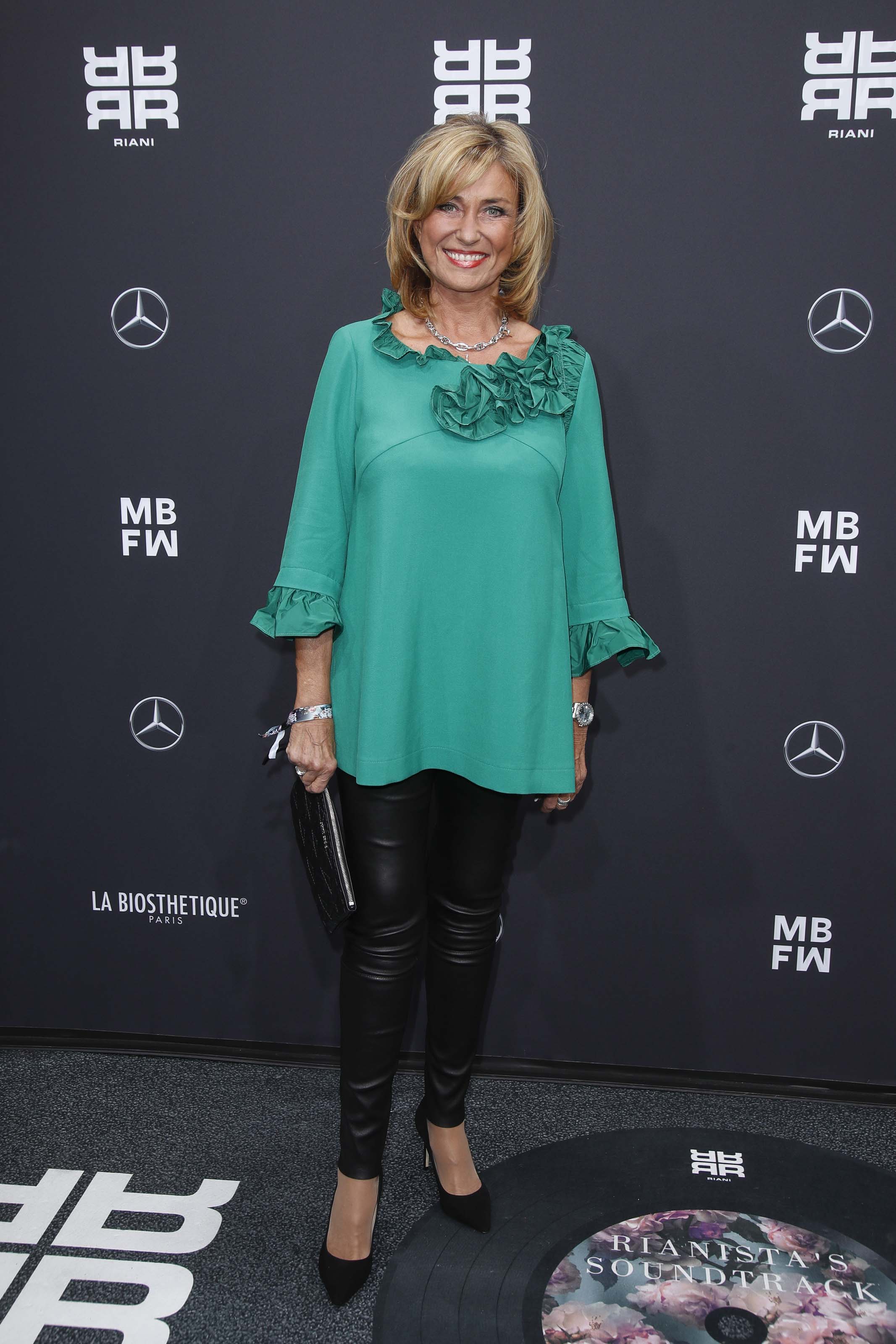 German celebs attend Riani Modenschau Mercedes-Benz Fashion Week