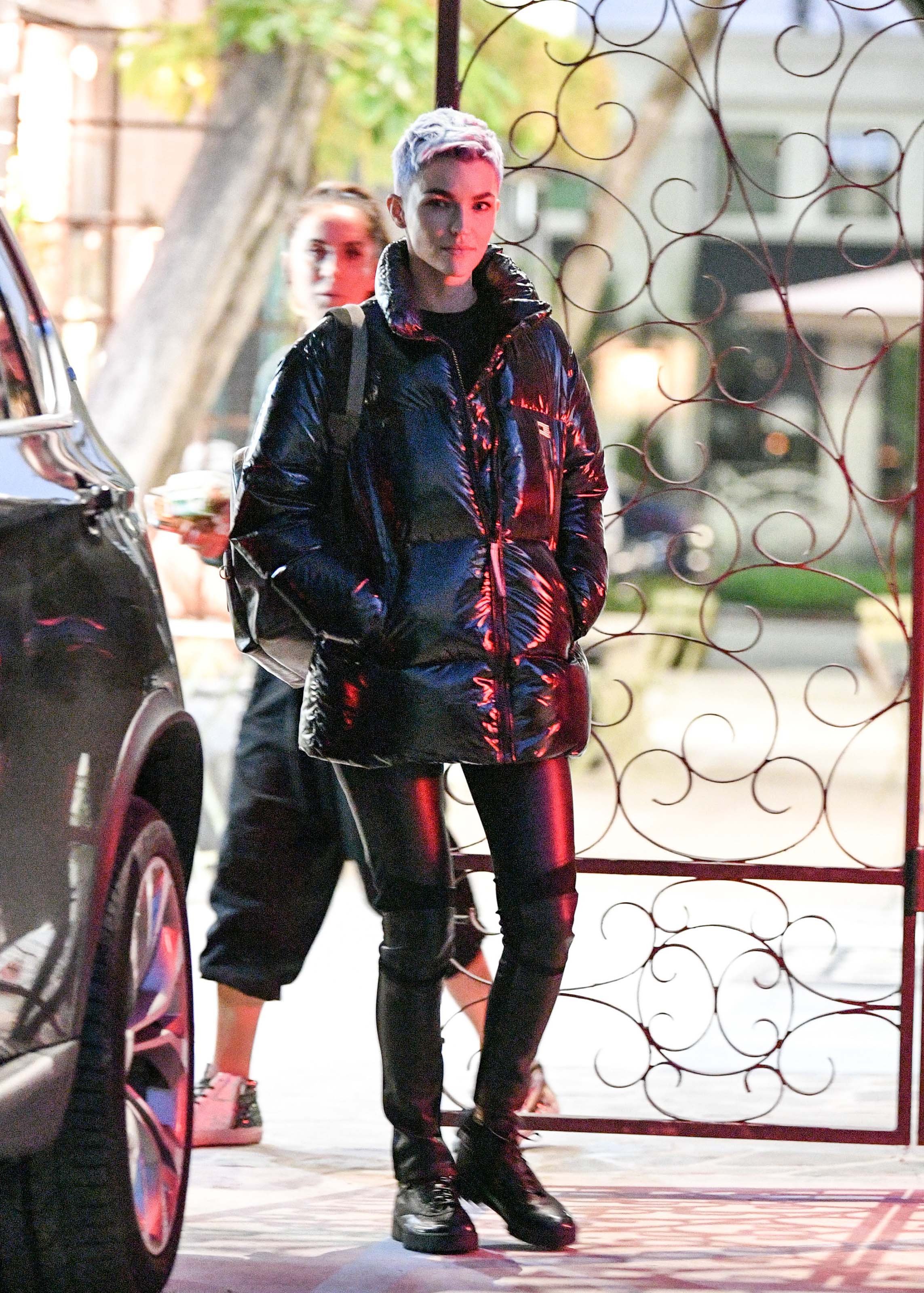 Ruby Rose is seen at Nine Zero One salon