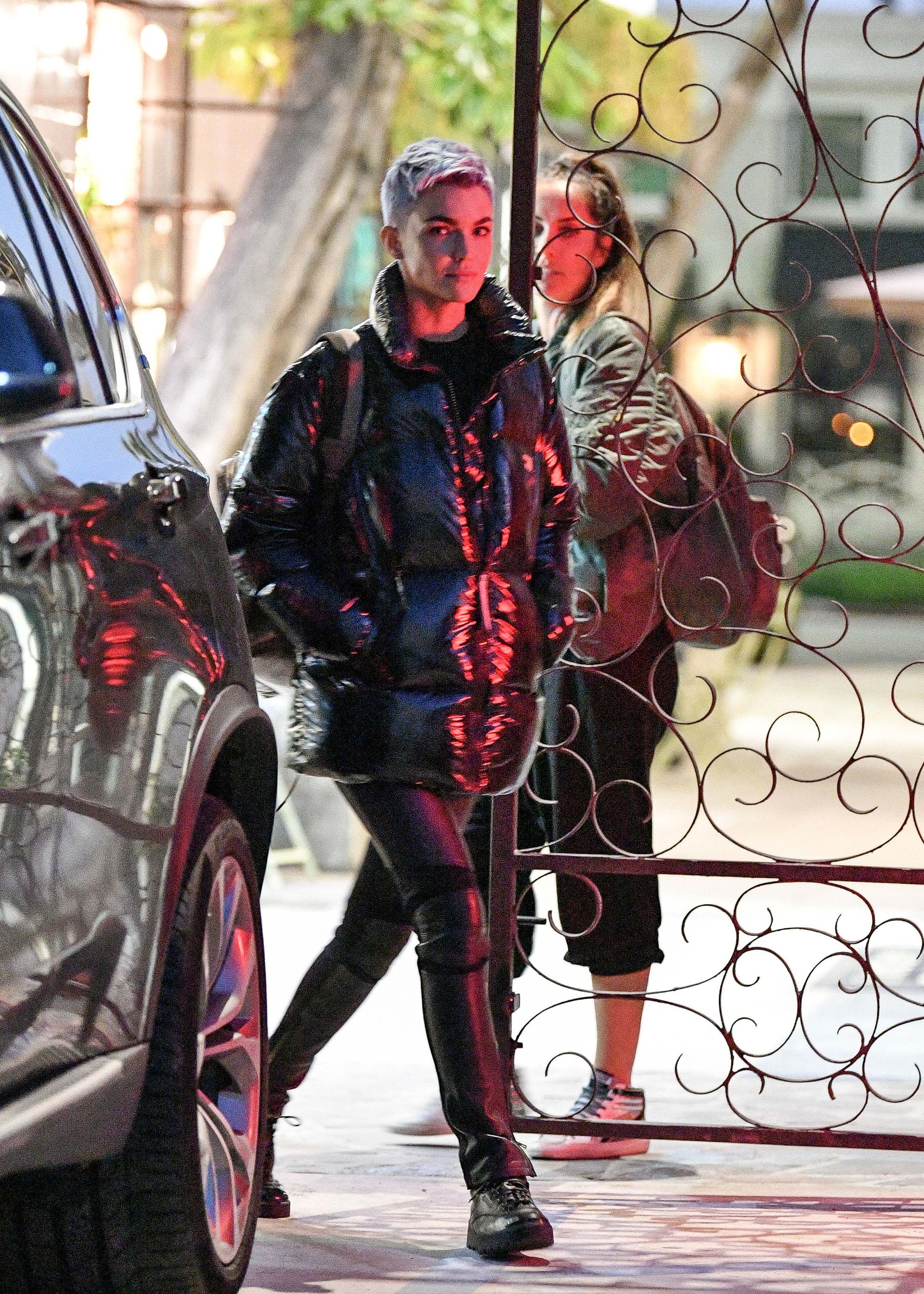 Ruby Rose is seen at Nine Zero One salon