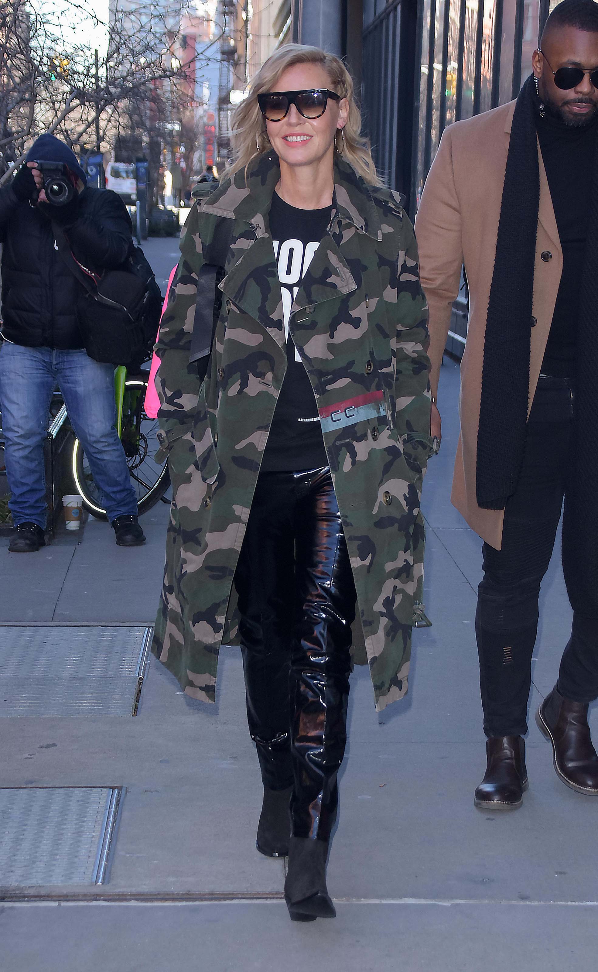 Connie Nielsen attends AOL Build