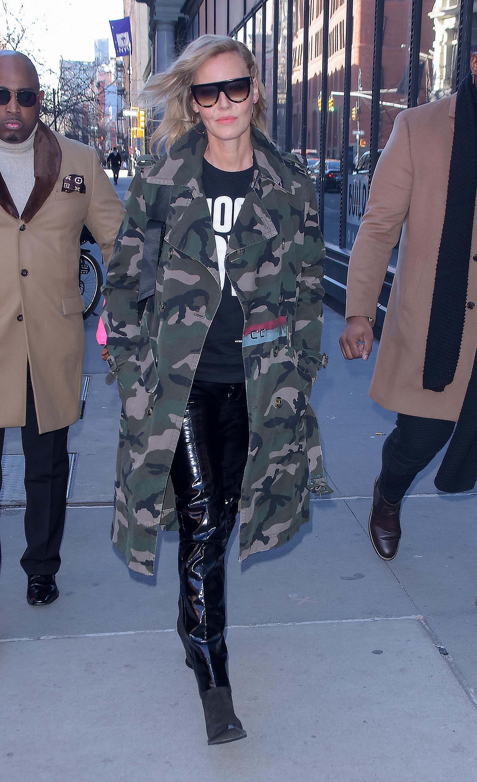 Connie Nielsen attends AOL Build