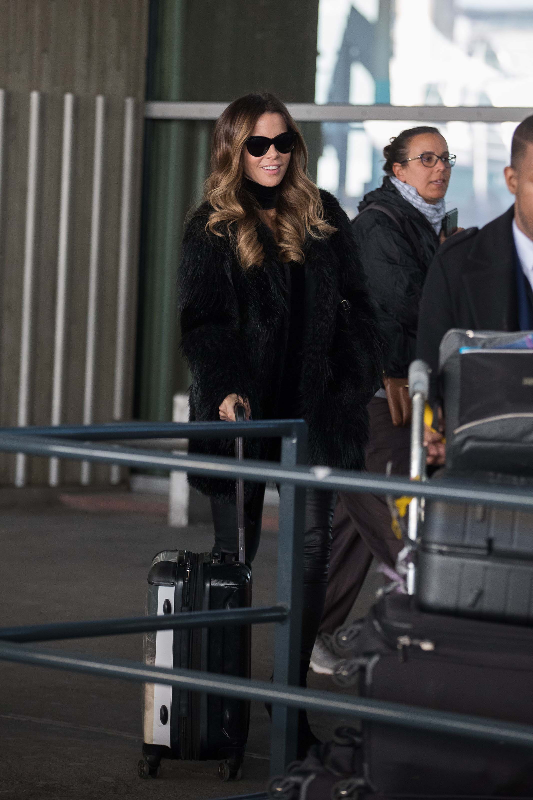 Kate Beckinsale at Charles de Gaulle CDG Airport