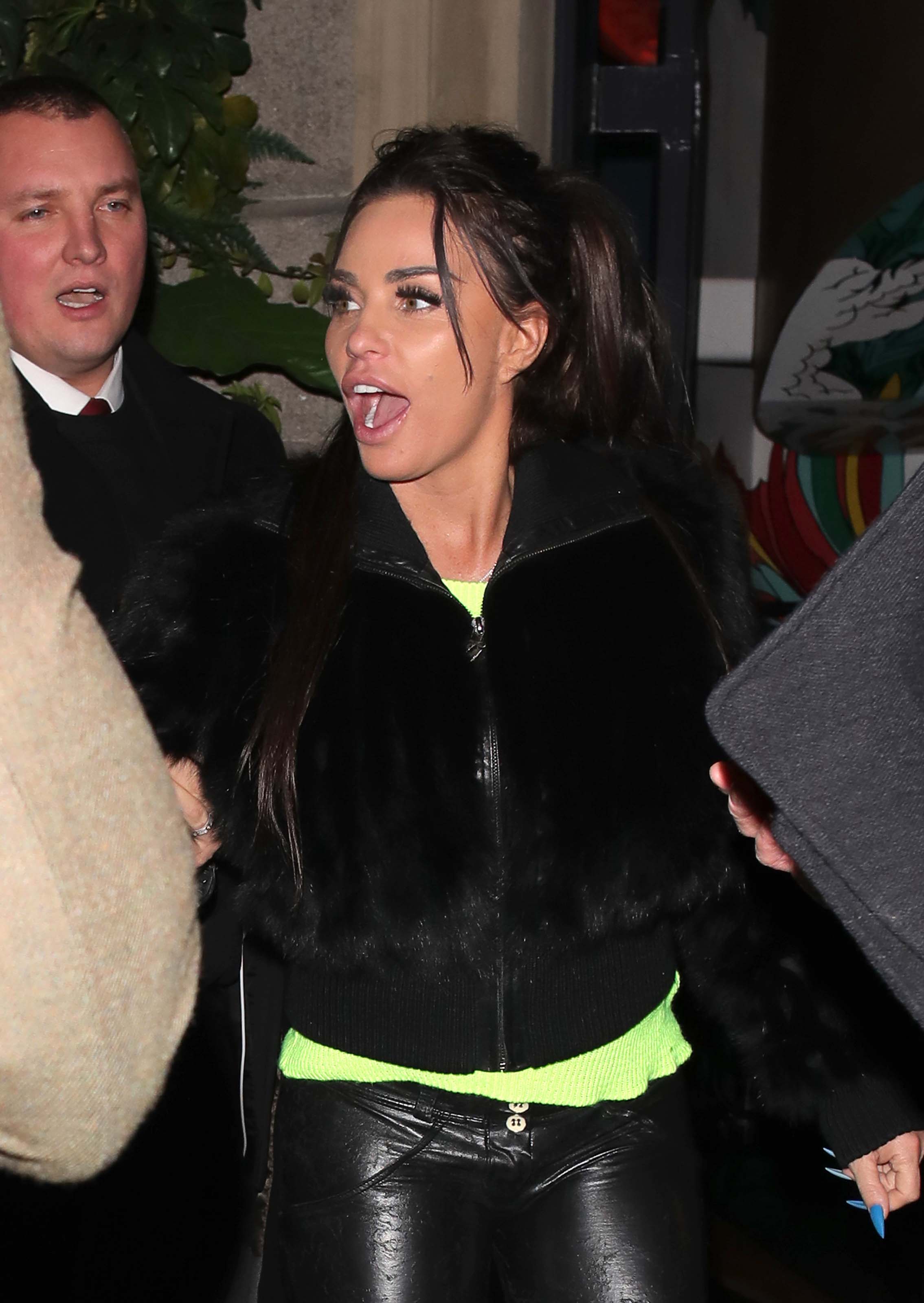 Katie Price out in London