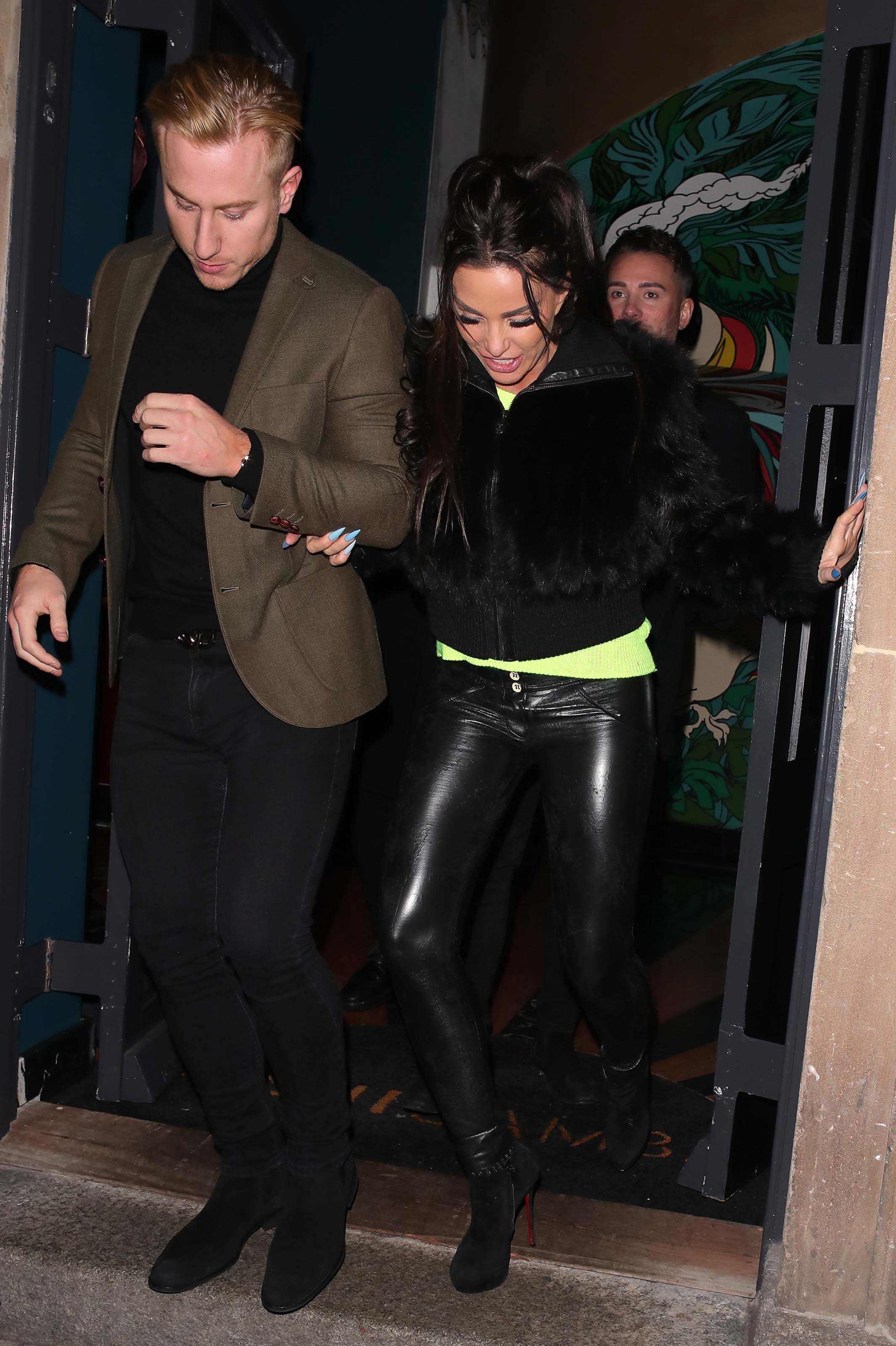 Katie Price out in London