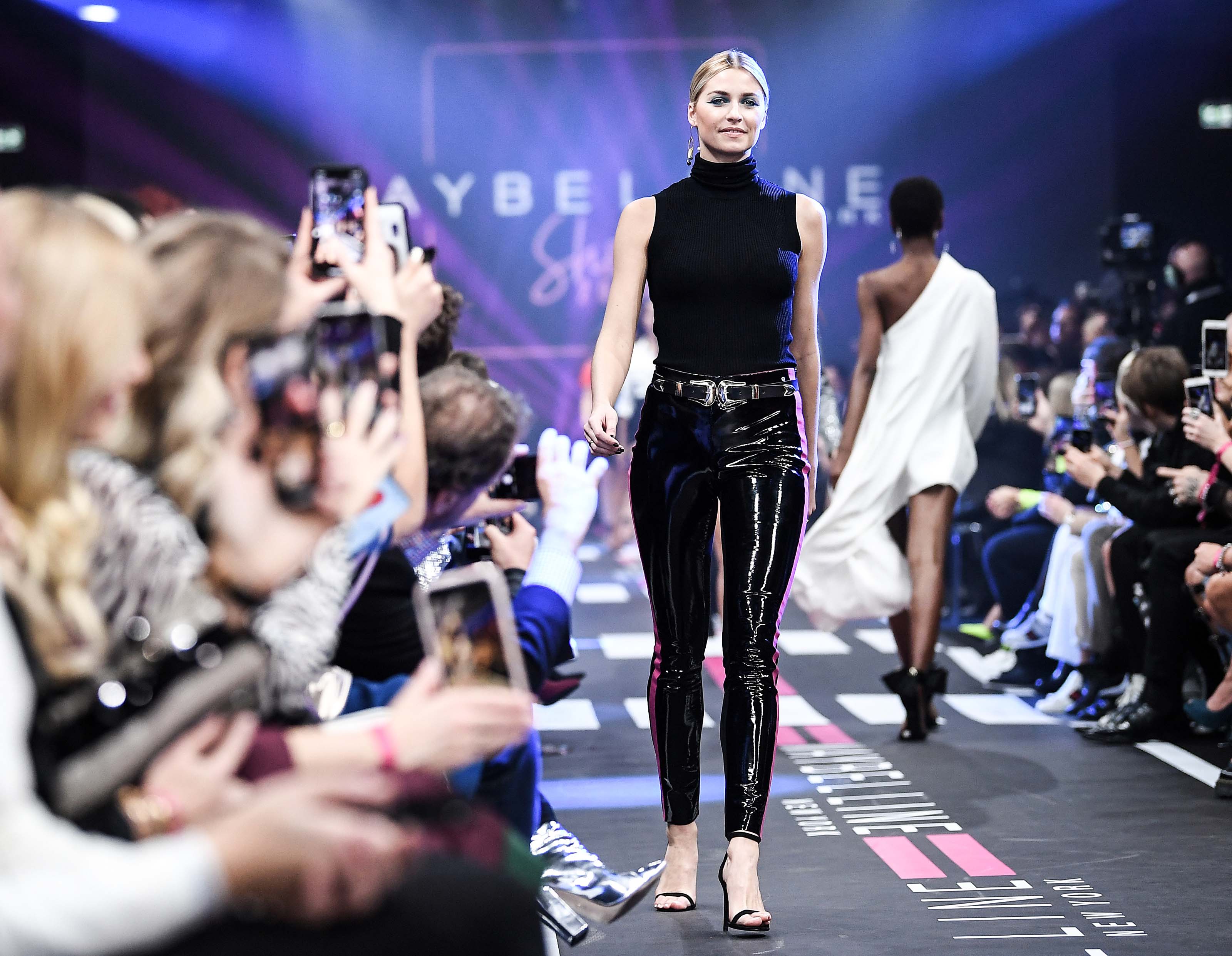 Lena Gercke attends Maybelline show