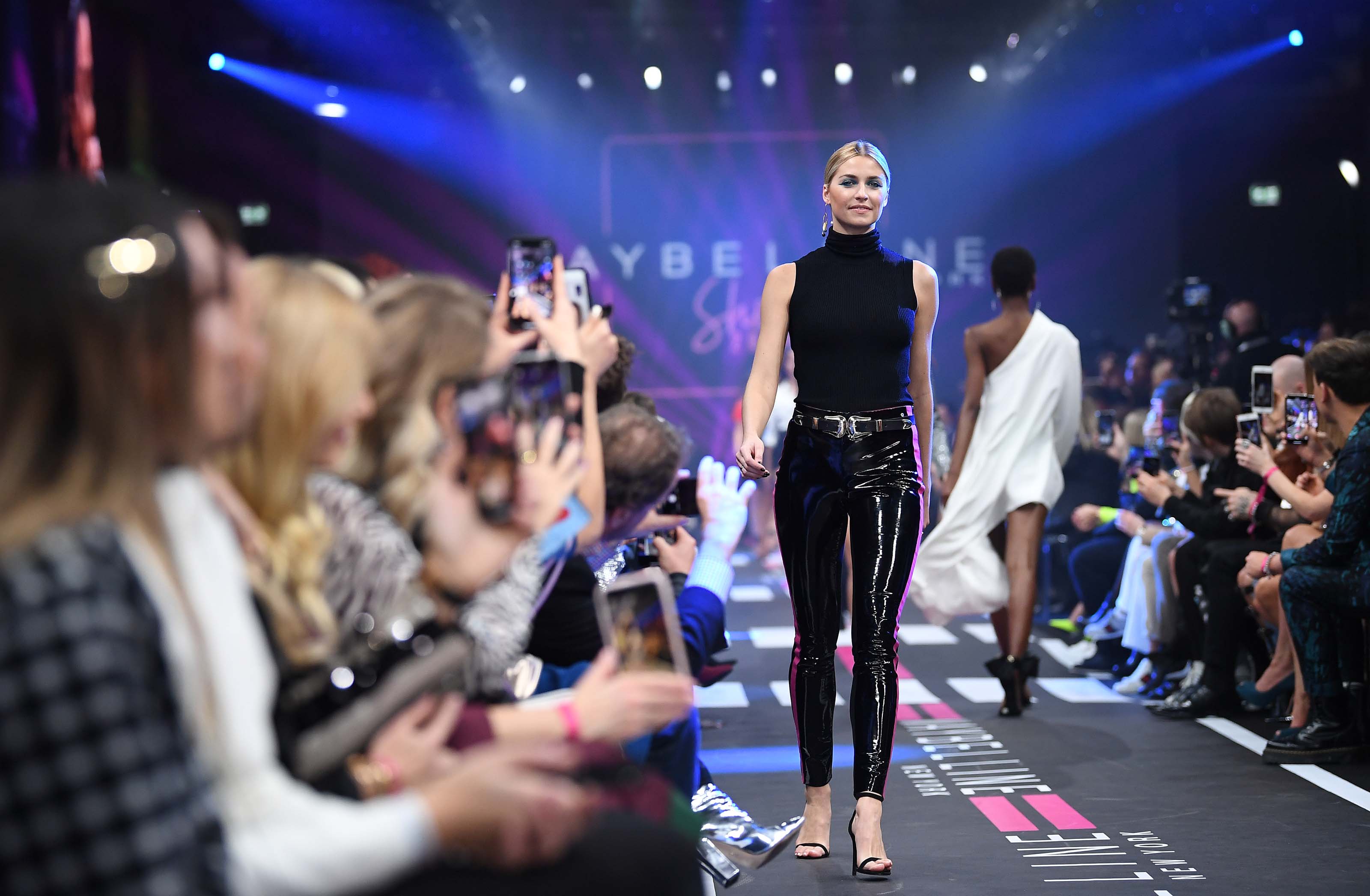 Lena Gercke attends Maybelline show