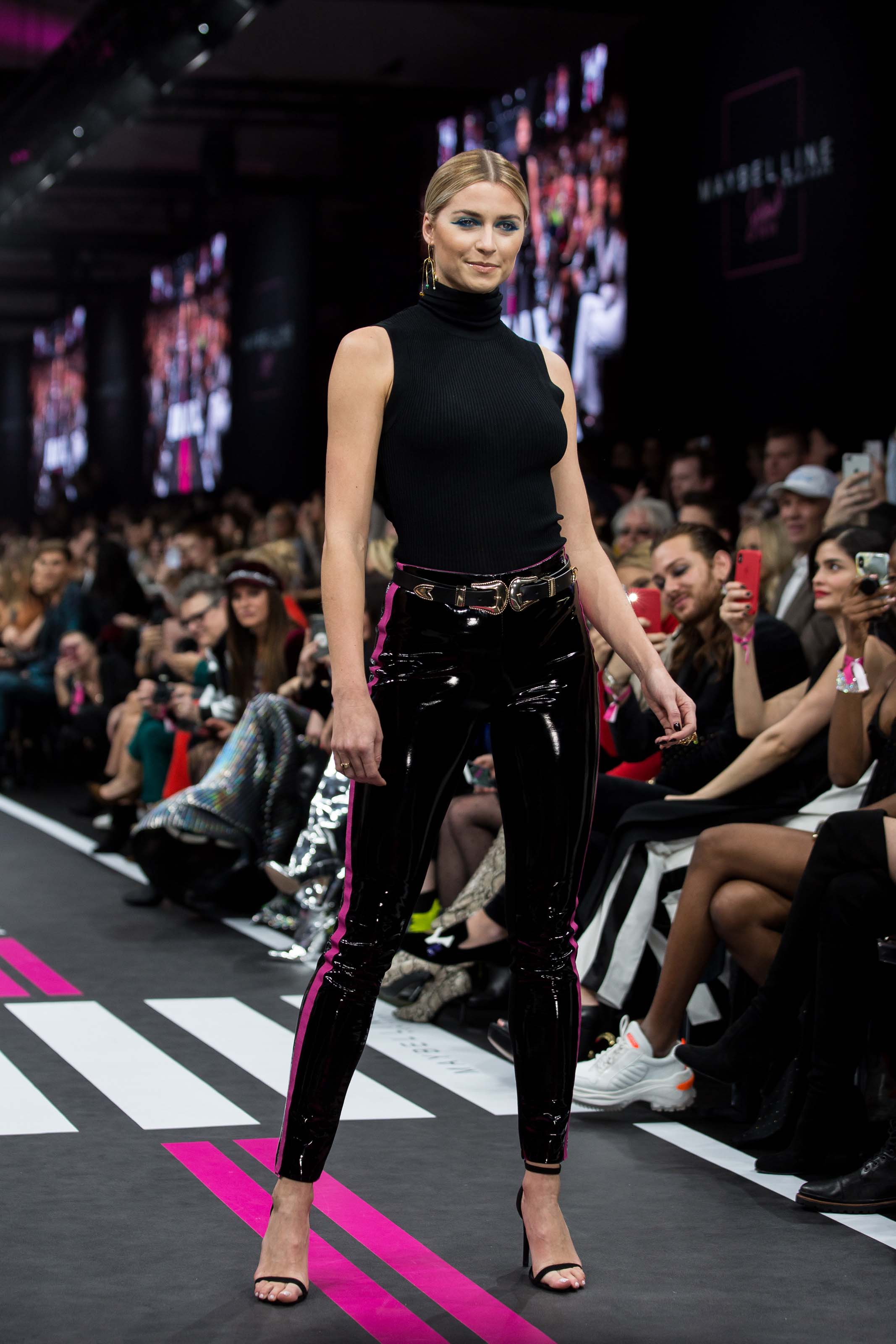 Lena Gercke attends Maybelline show