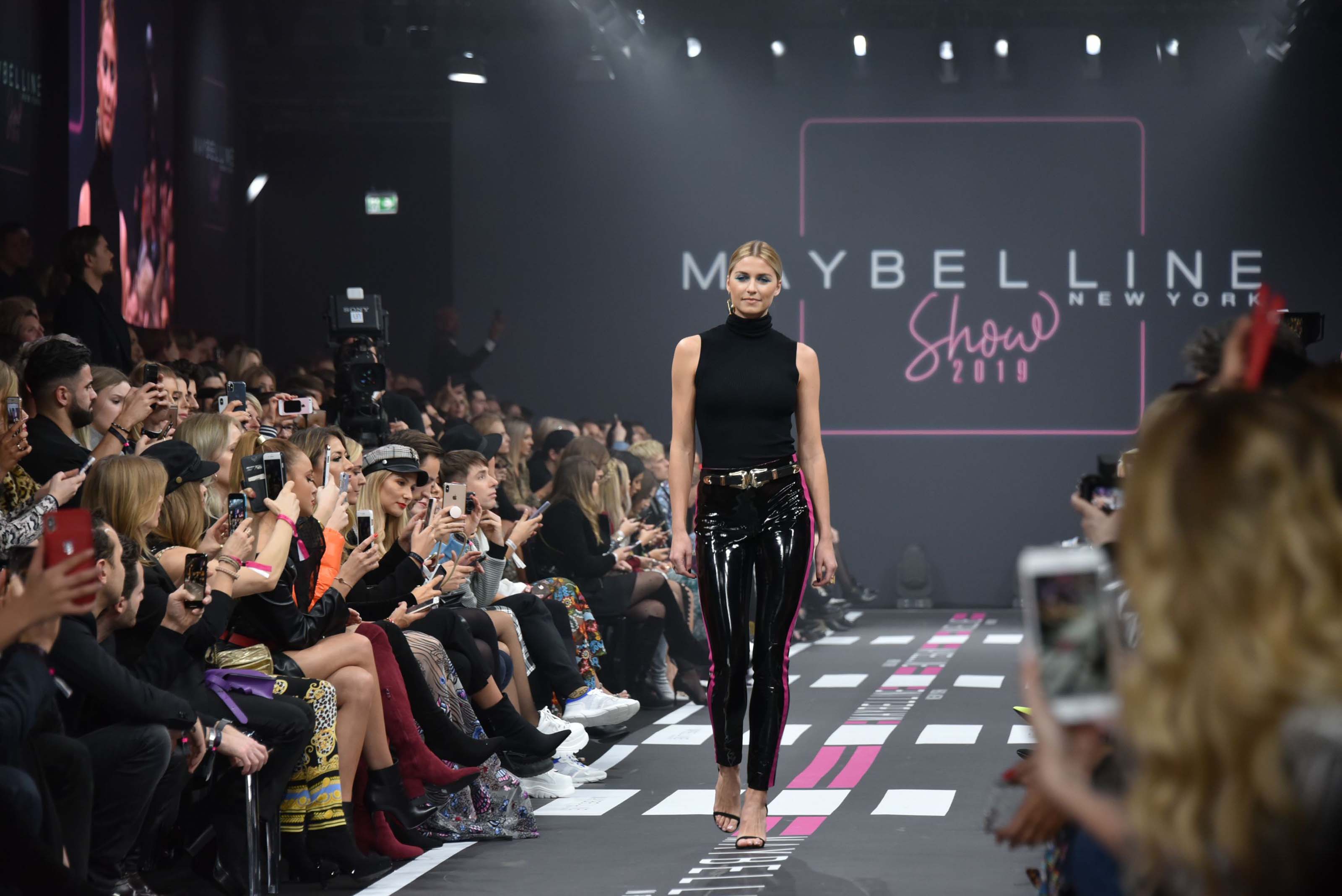 Lena Gercke attends Maybelline show