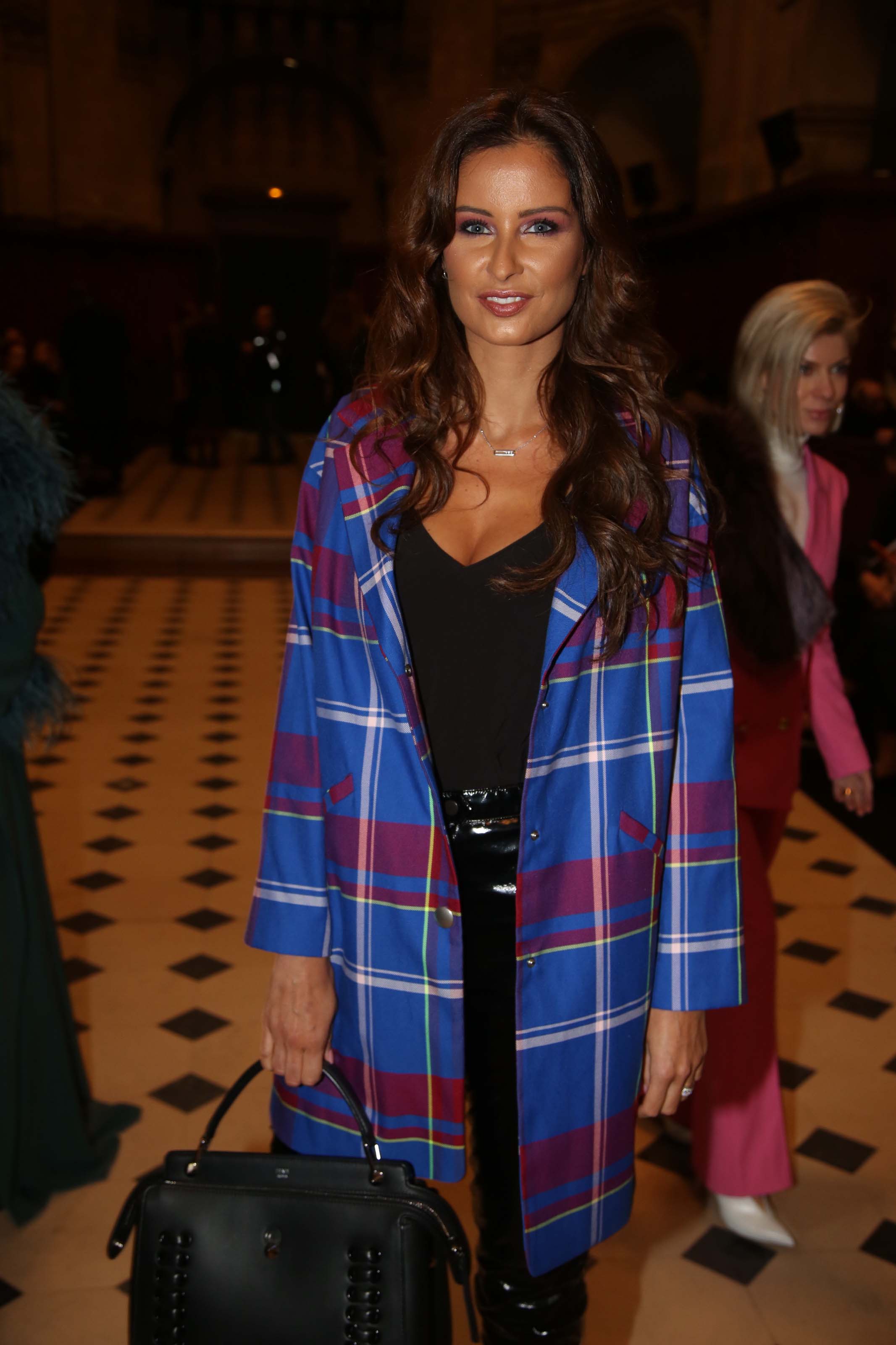 Malika Menard attends Julien Fournie show