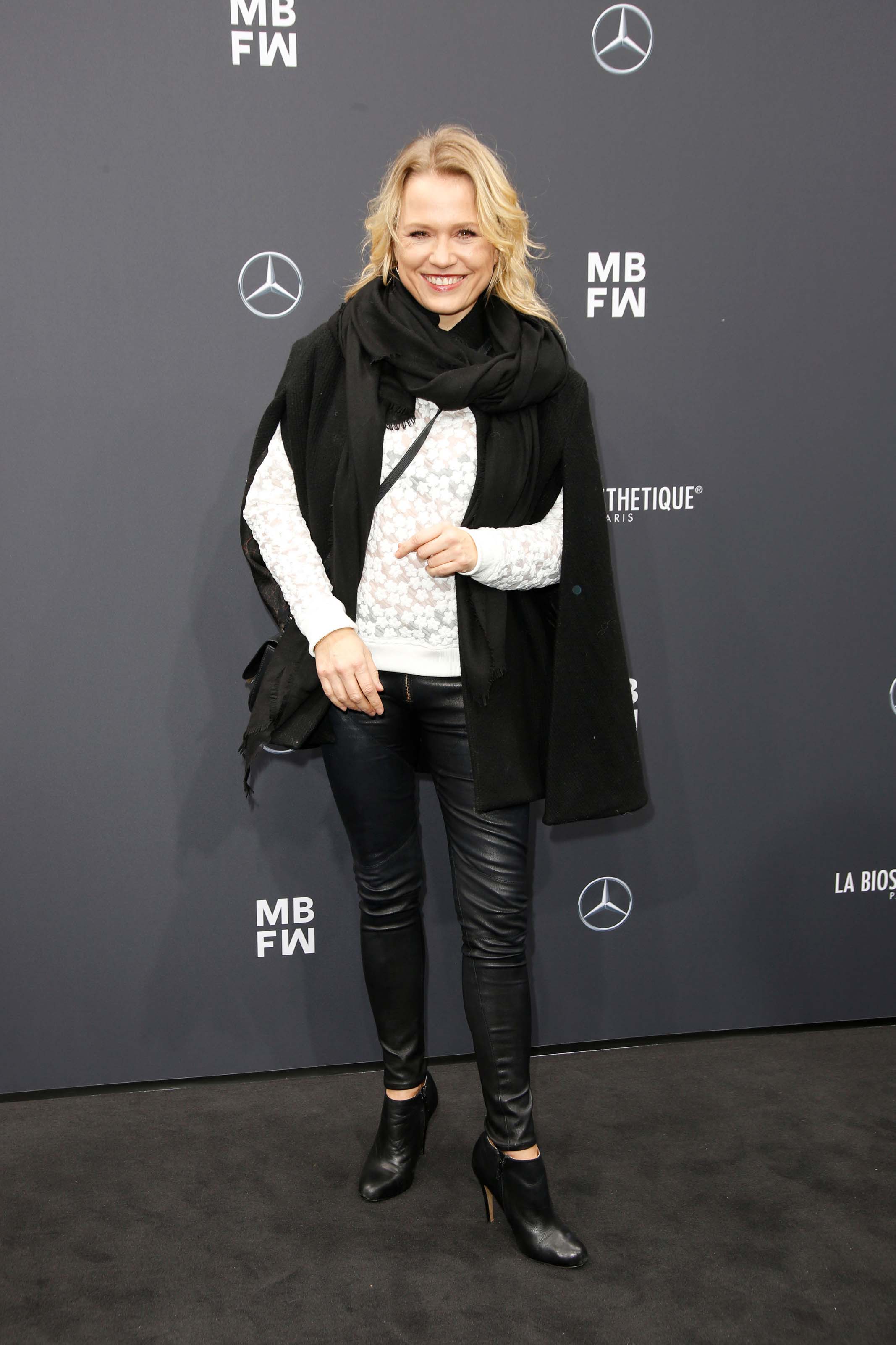 Nova Meierhenrich attends Irene Luft Modenschau