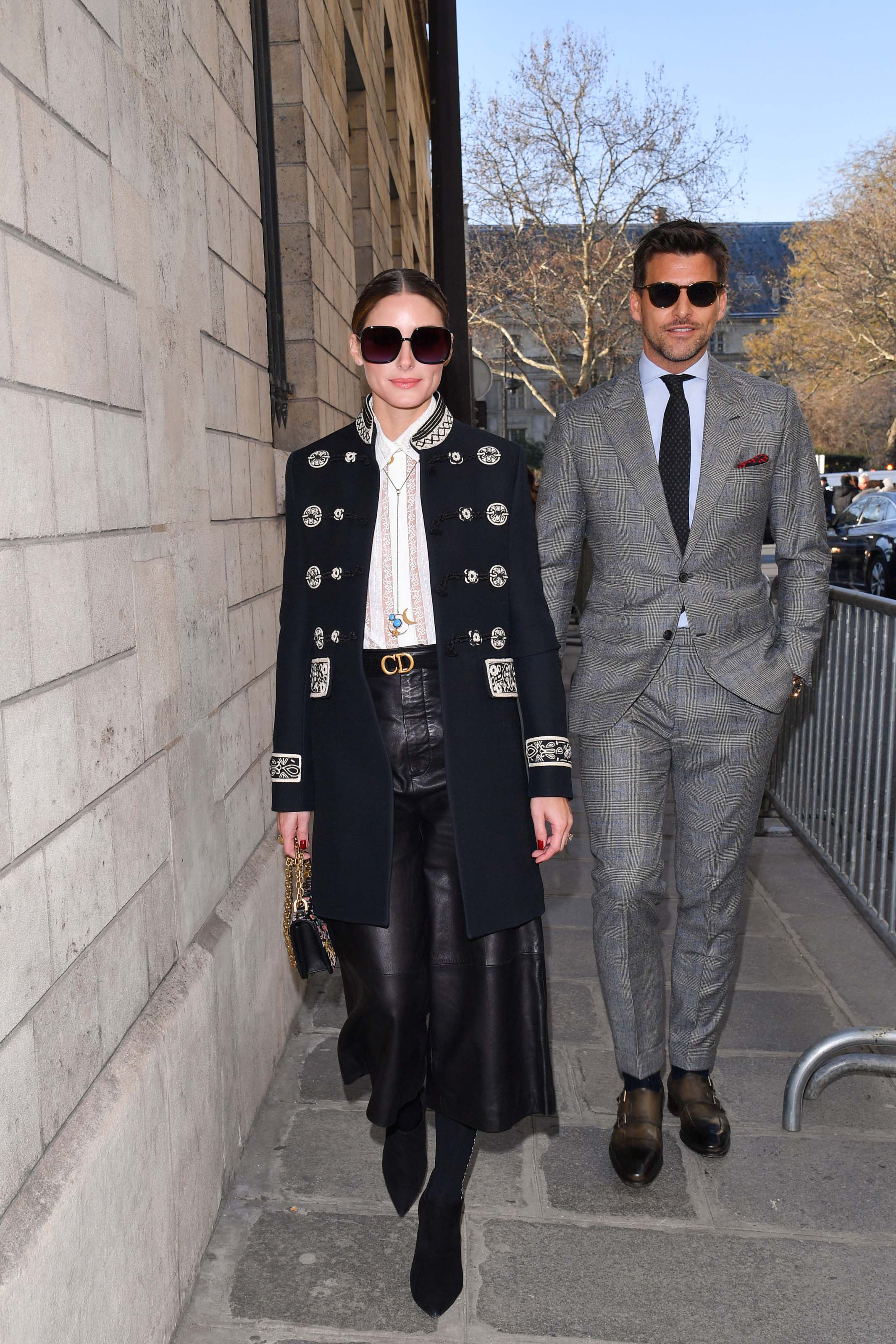 Olivia Palermo attends Christian Dior Show Haute Couture Spring/ Summer