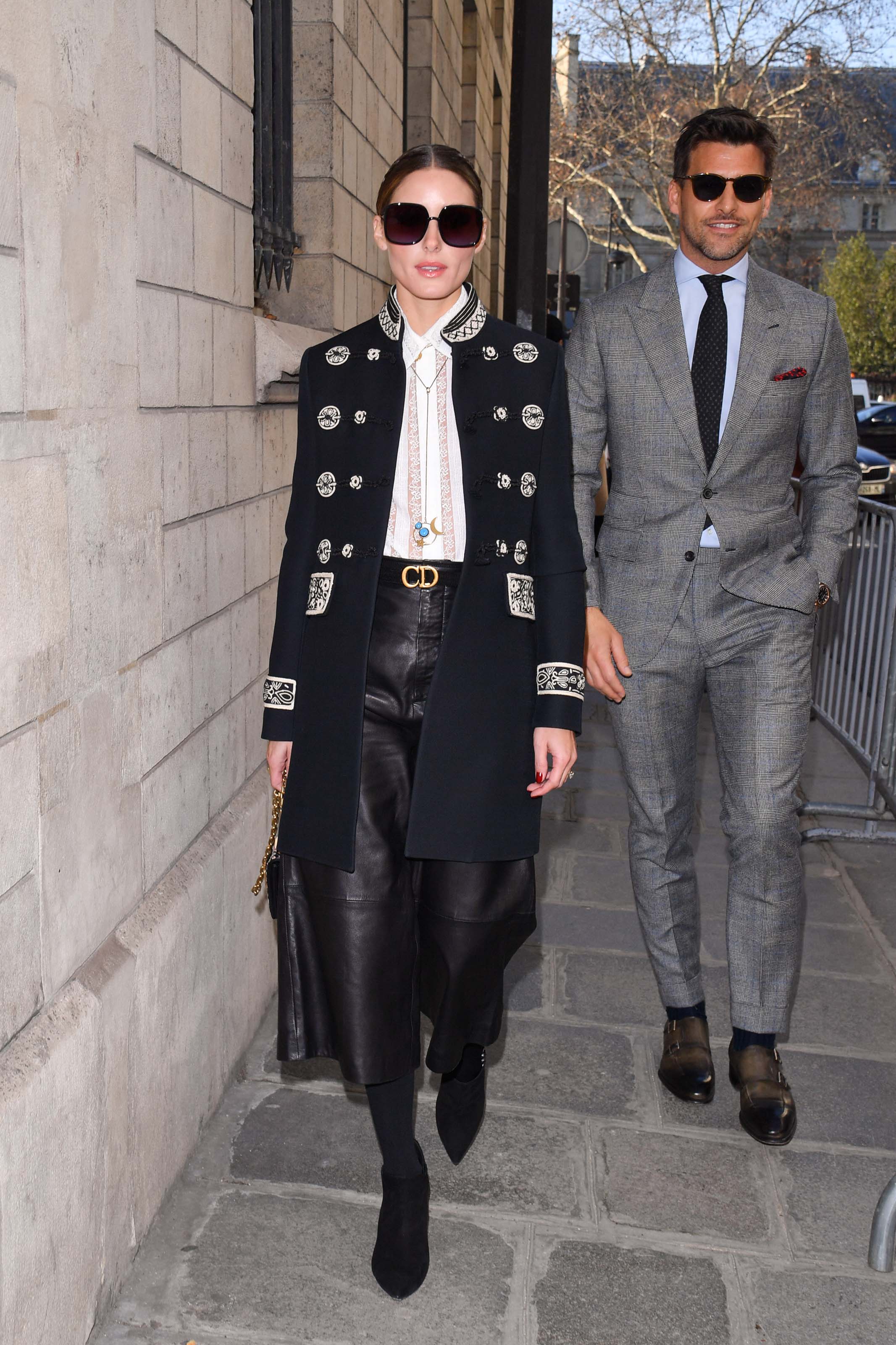 Olivia Palermo attends Christian Dior Show Haute Couture Spring/ Summer