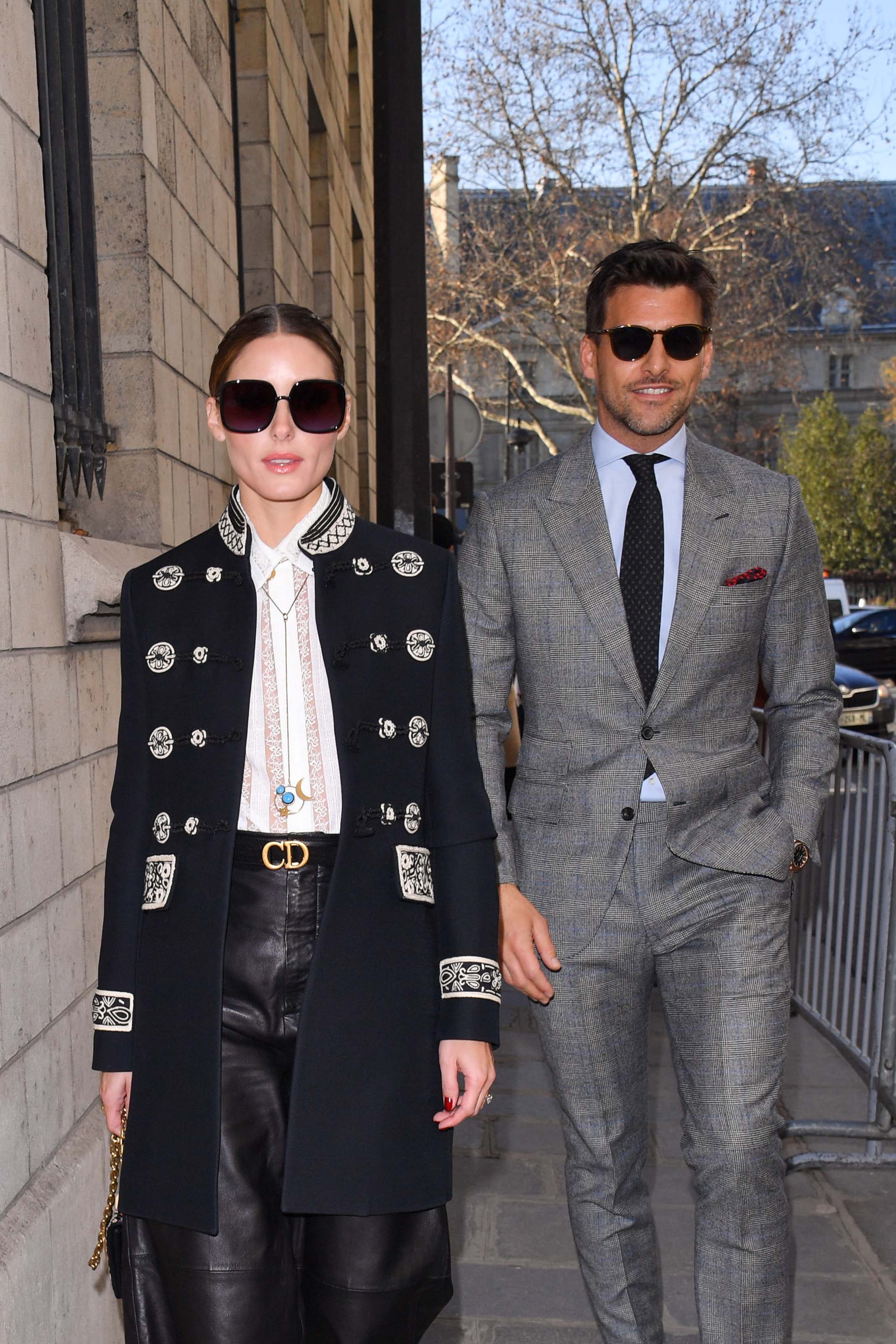 Olivia Palermo attends Christian Dior Show Haute Couture Spring/ Summer