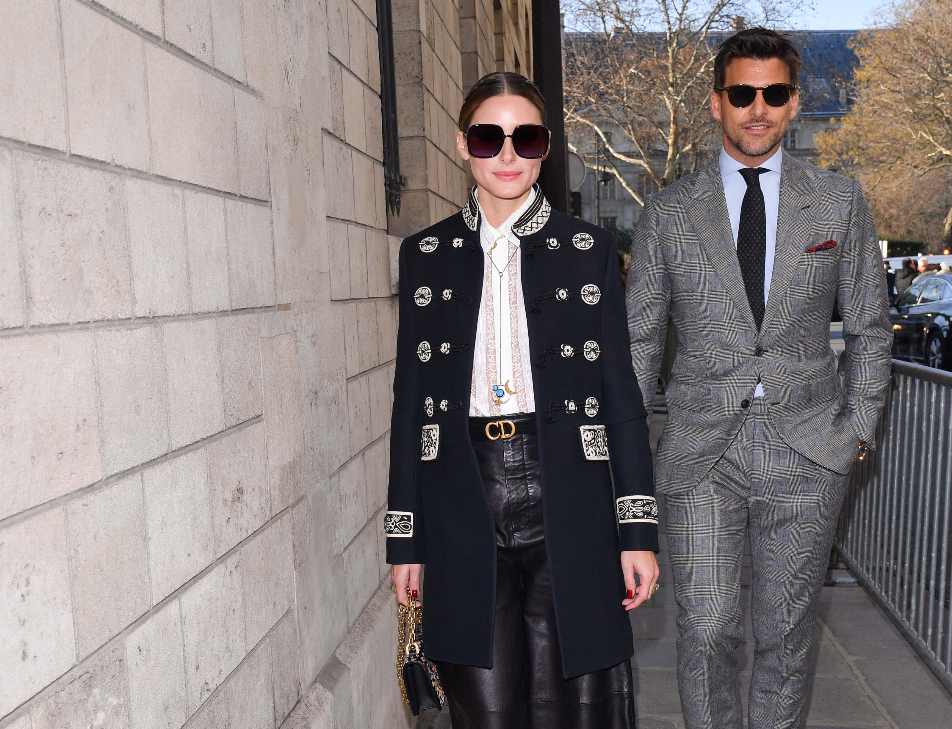 Olivia Palermo attends Christian Dior Show Haute Couture Spring/ Summer