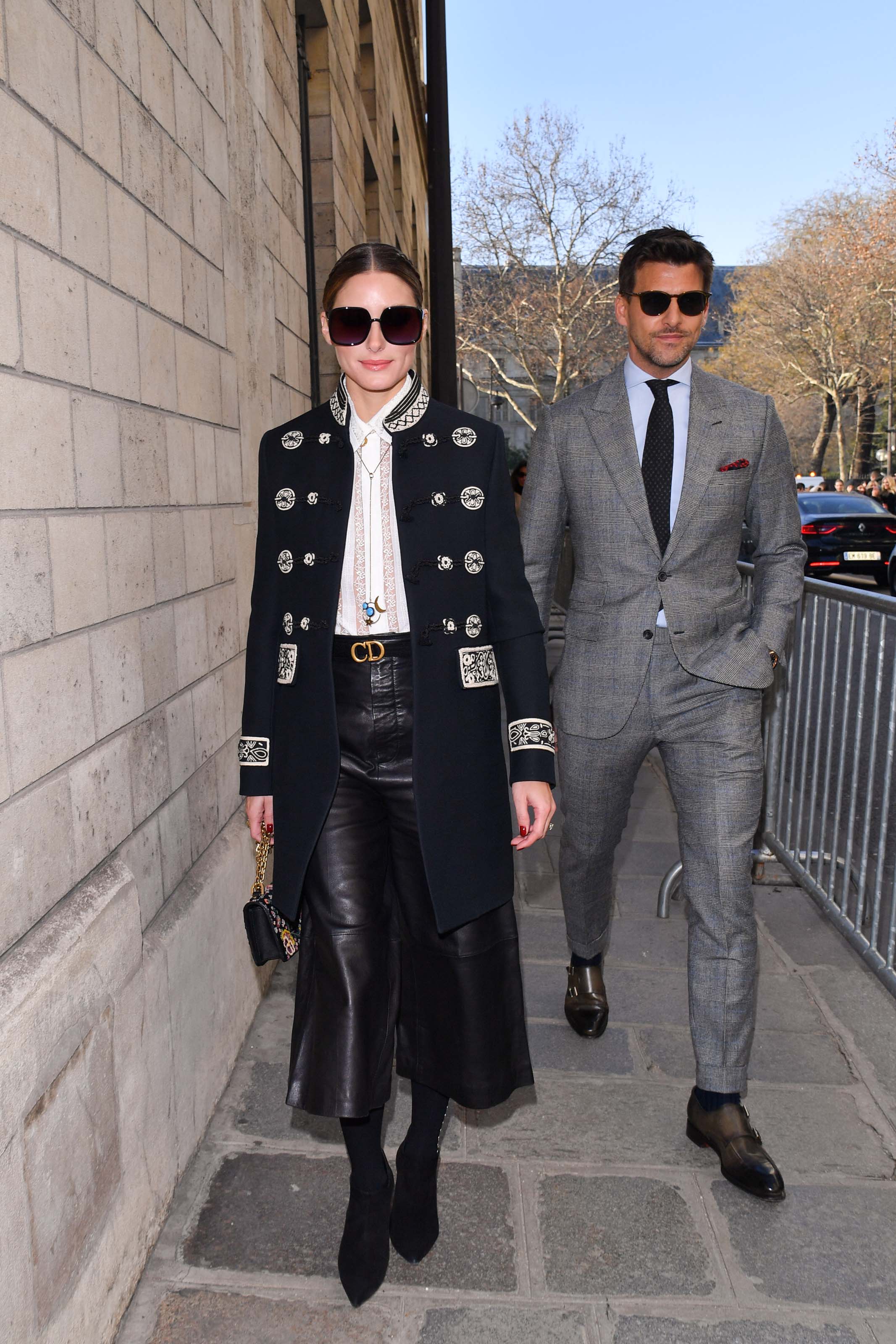 Olivia Palermo attends Christian Dior Show Haute Couture Spring/ Summer