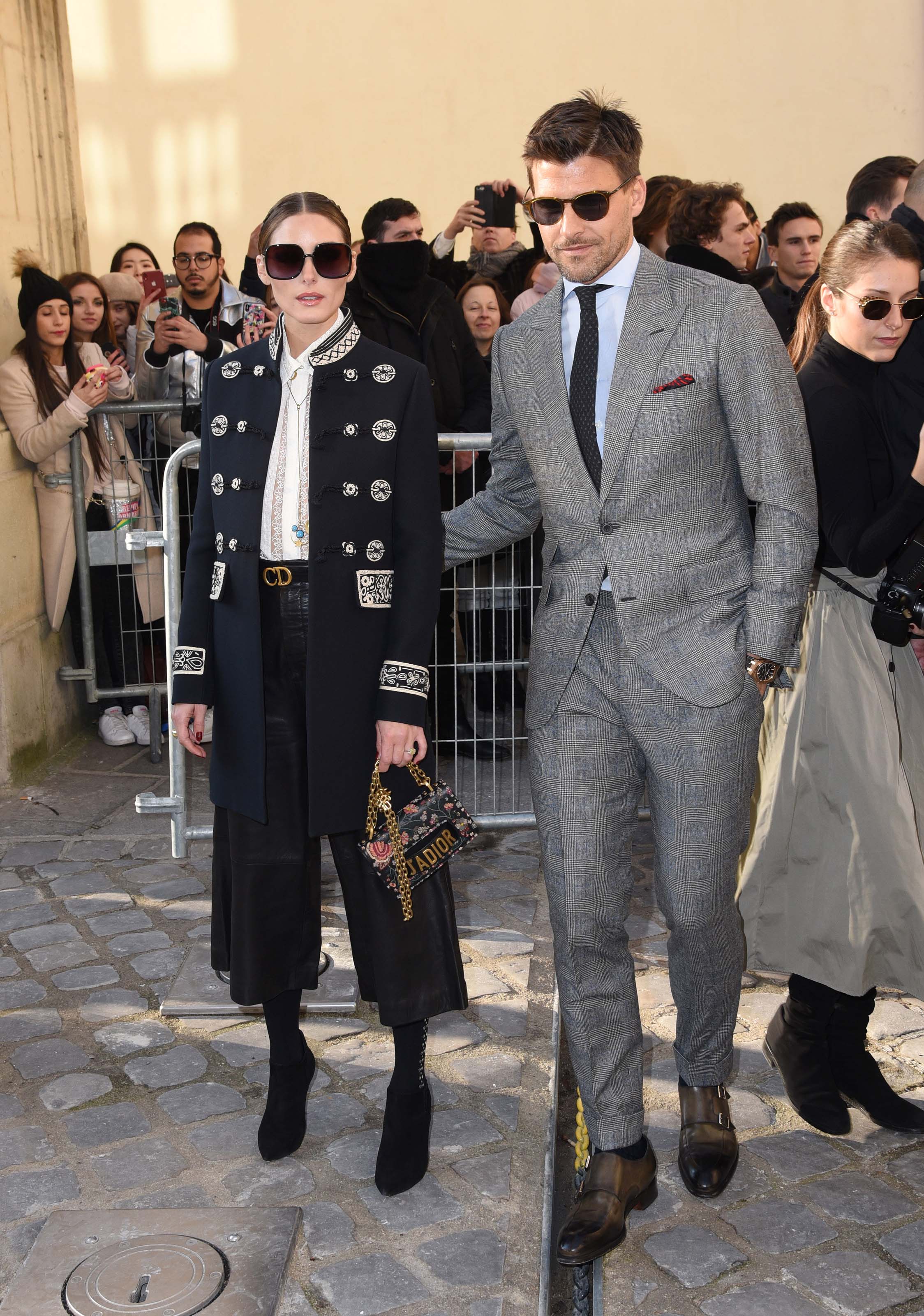 Olivia Palermo attends Christian Dior Show Haute Couture Spring/ Summer