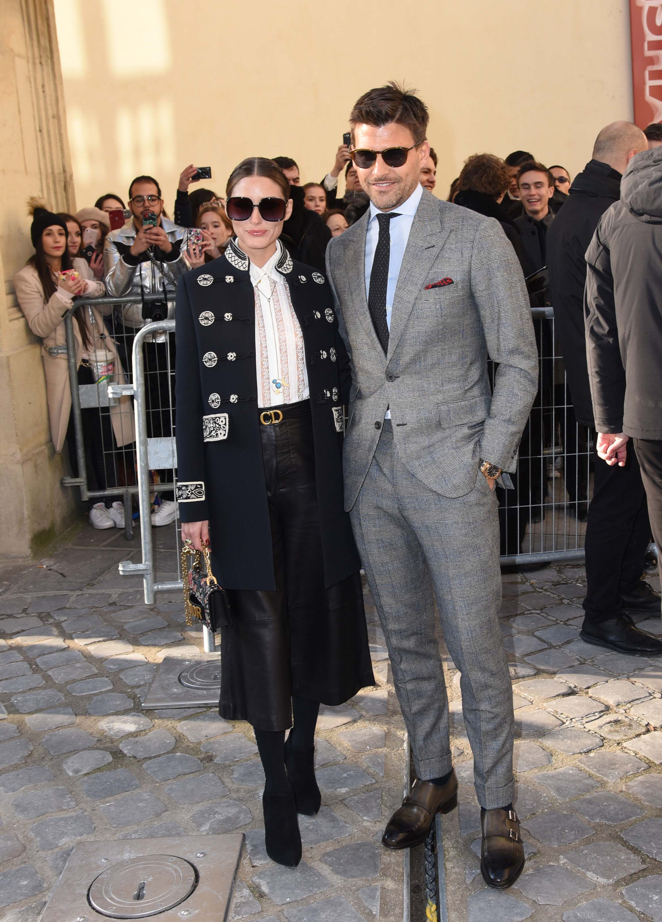 Olivia Palermo attends Christian Dior Show Haute Couture Spring/ Summer