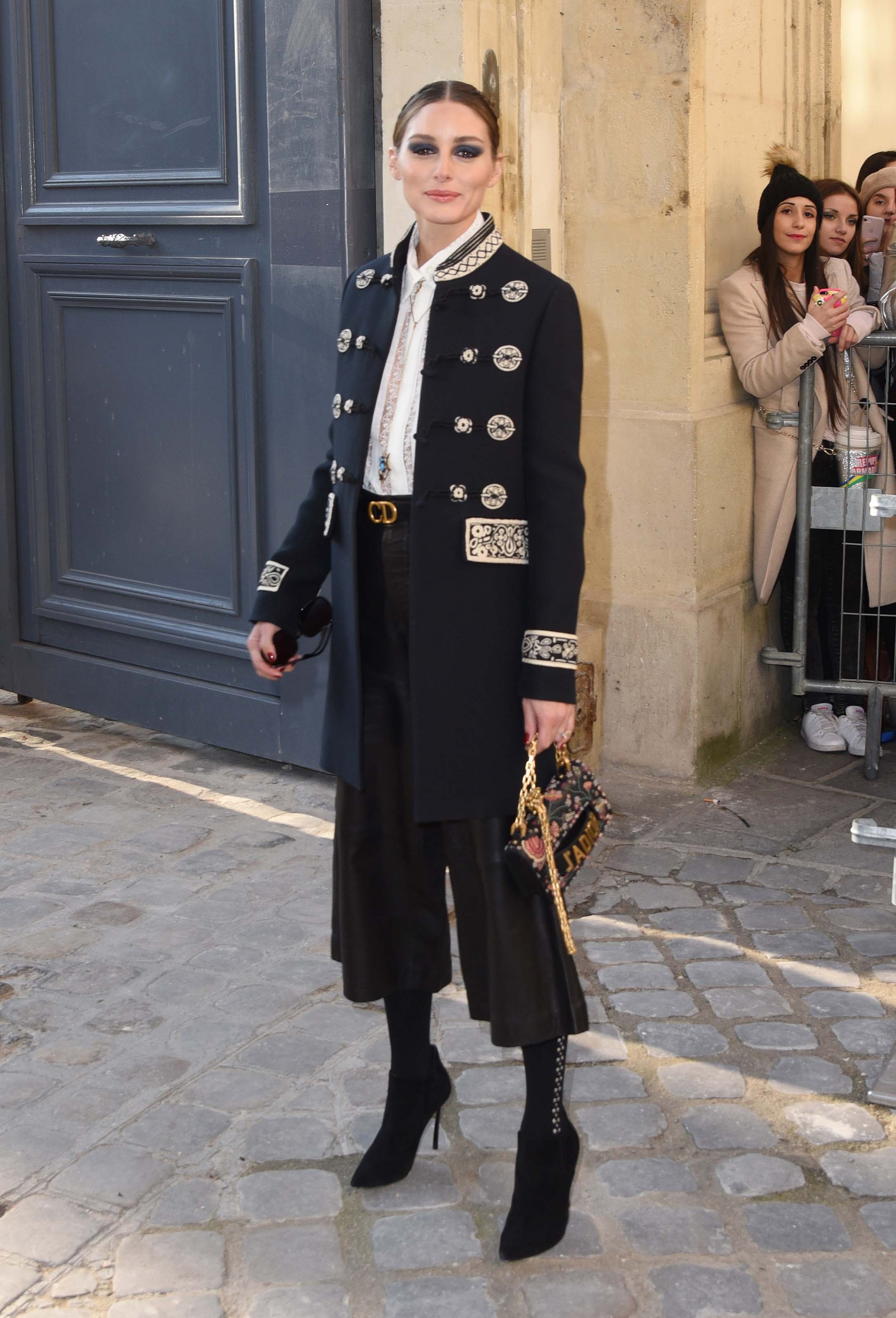 Olivia Palermo attends Christian Dior Show Haute Couture Spring/ Summer