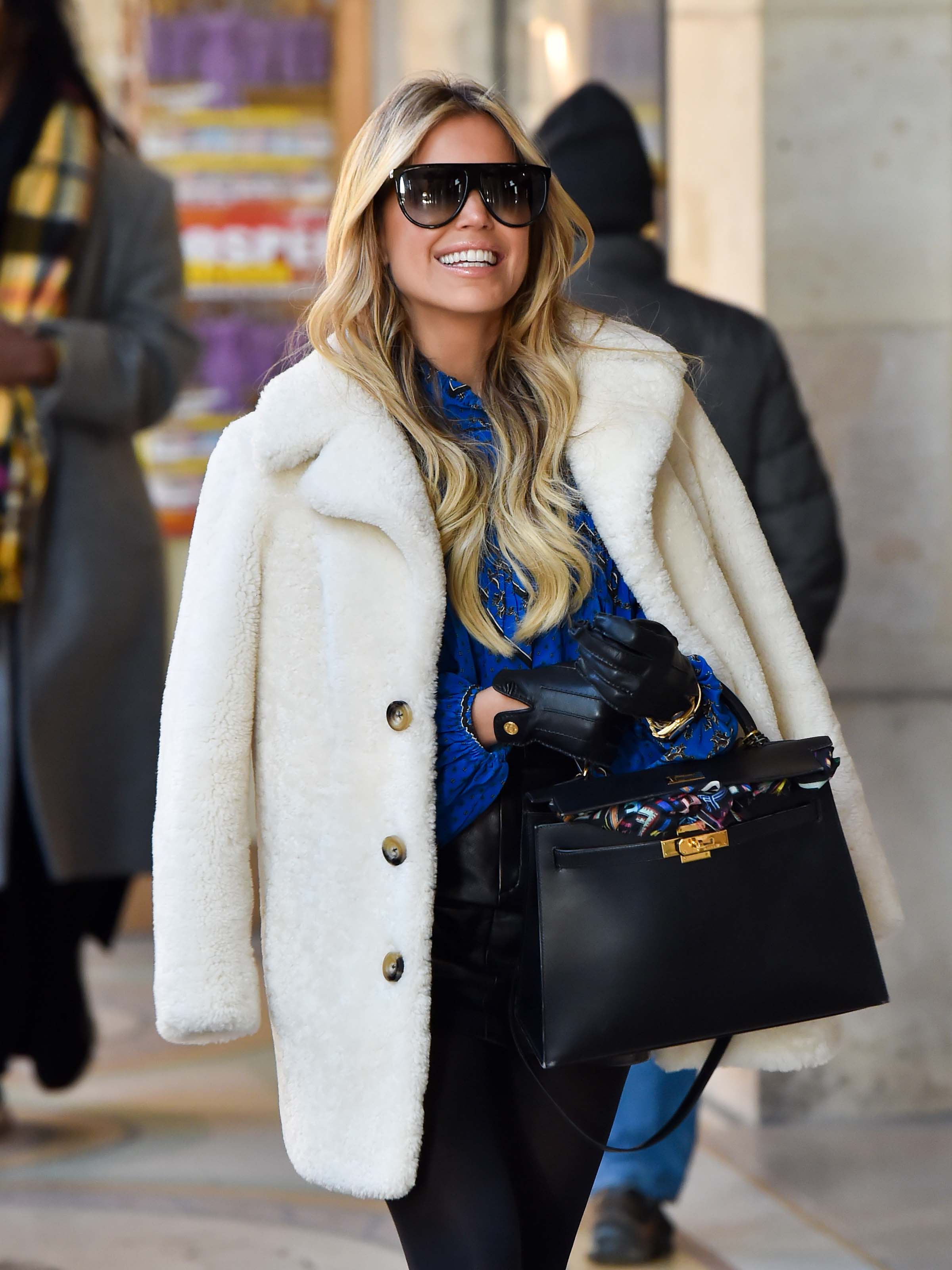 Sylvie Meis shopping in Paris