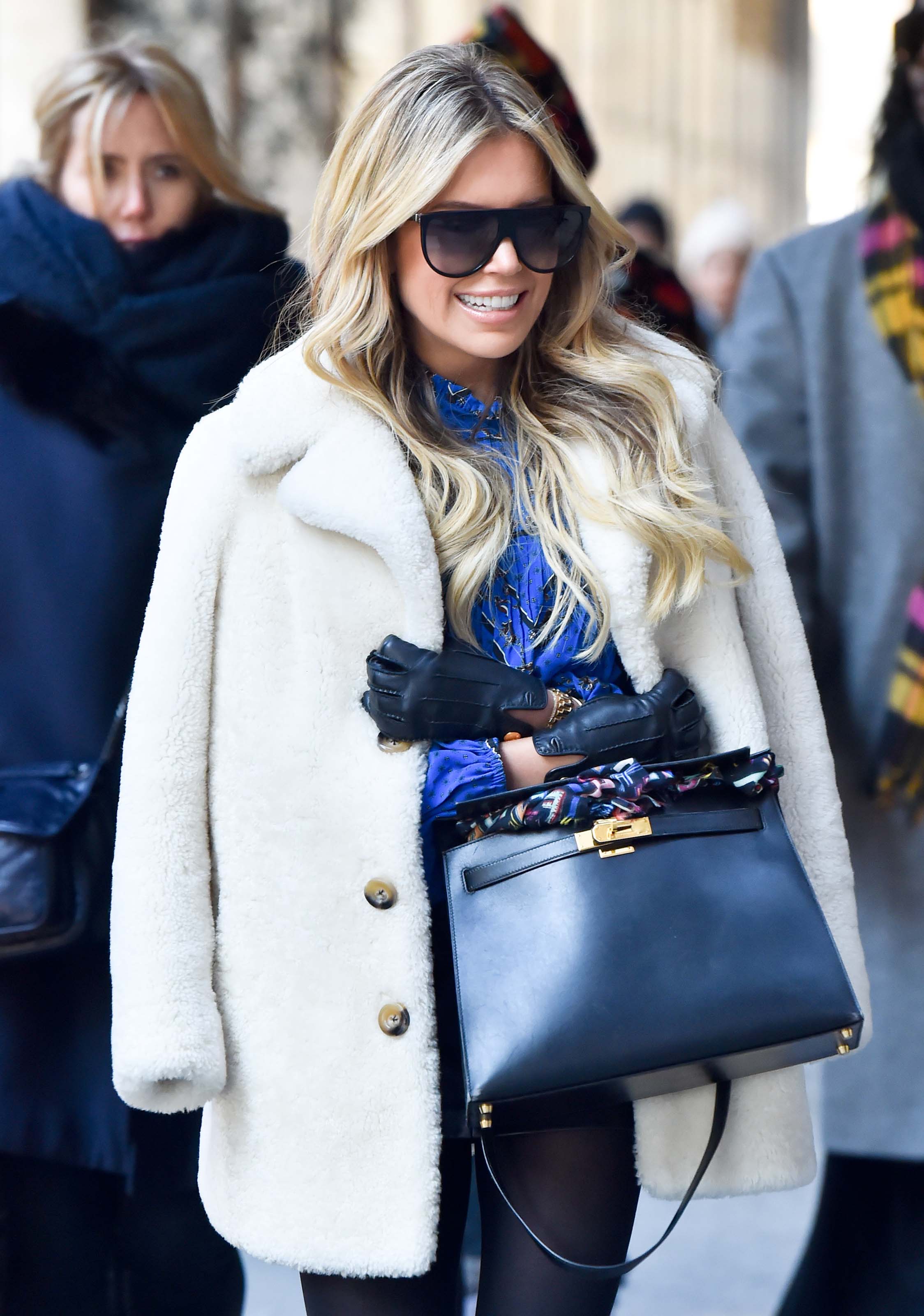 Sylvie Meis shopping in Paris