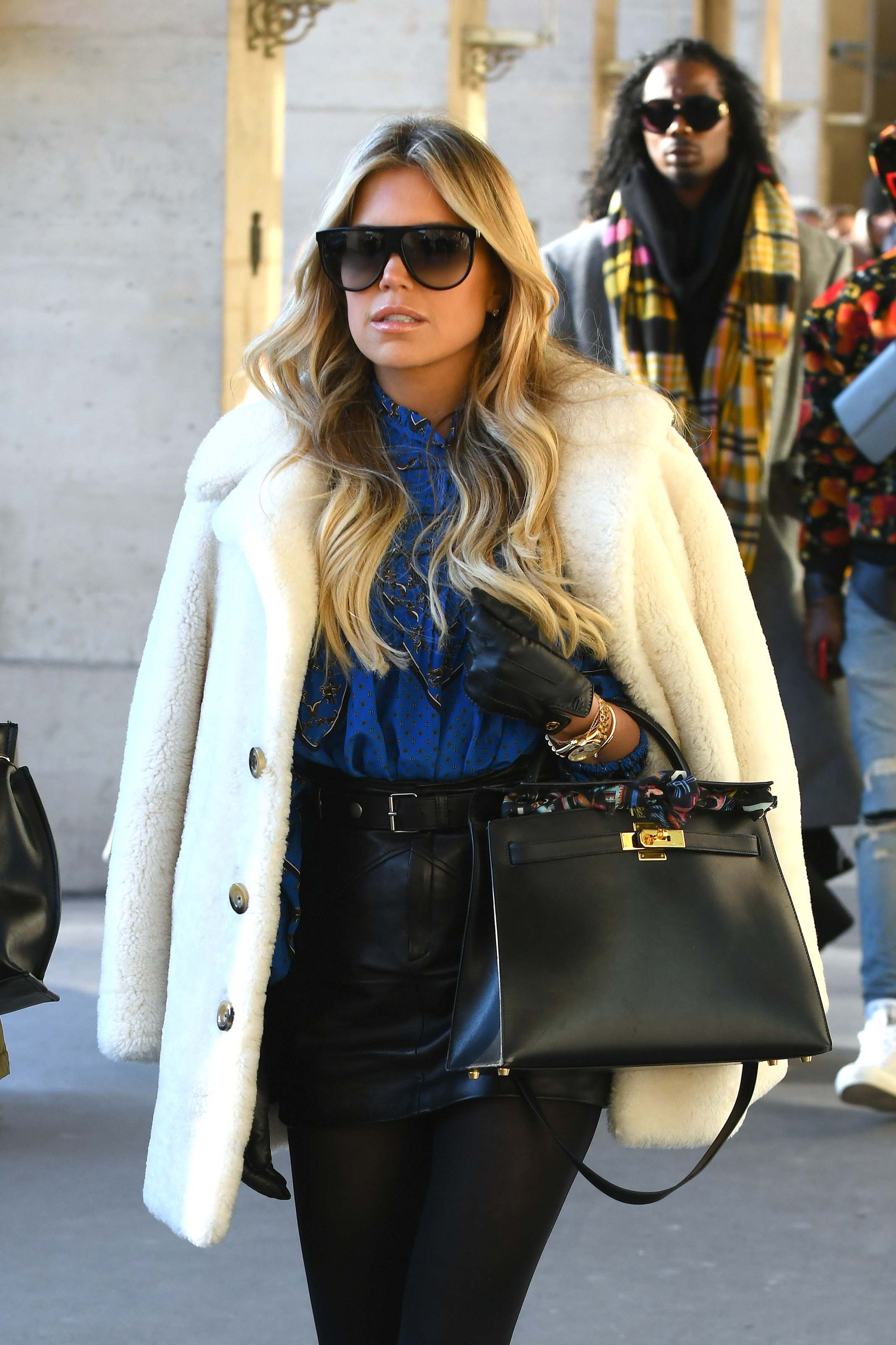 Sylvie Meis shopping in Paris