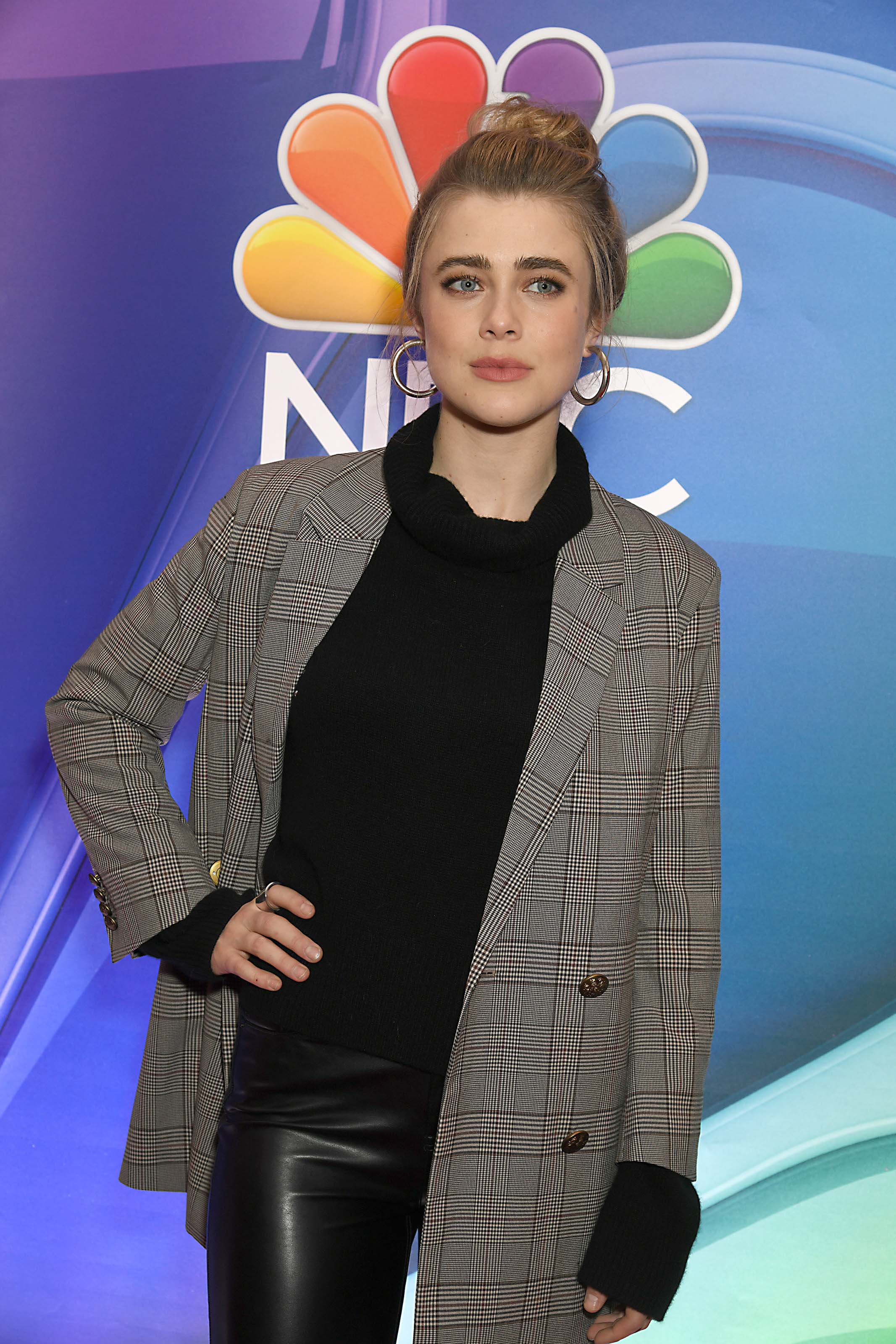 Melissa Roxburgh attends NBCs New York Mid Season Press Junket