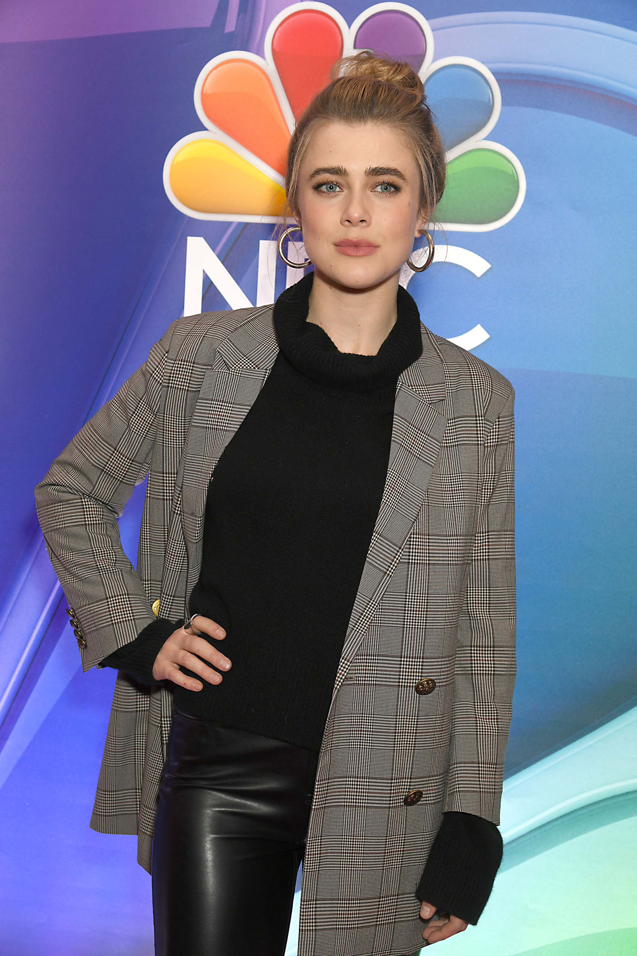 Melissa Roxburgh attends NBCs New York Mid Season Press Junket